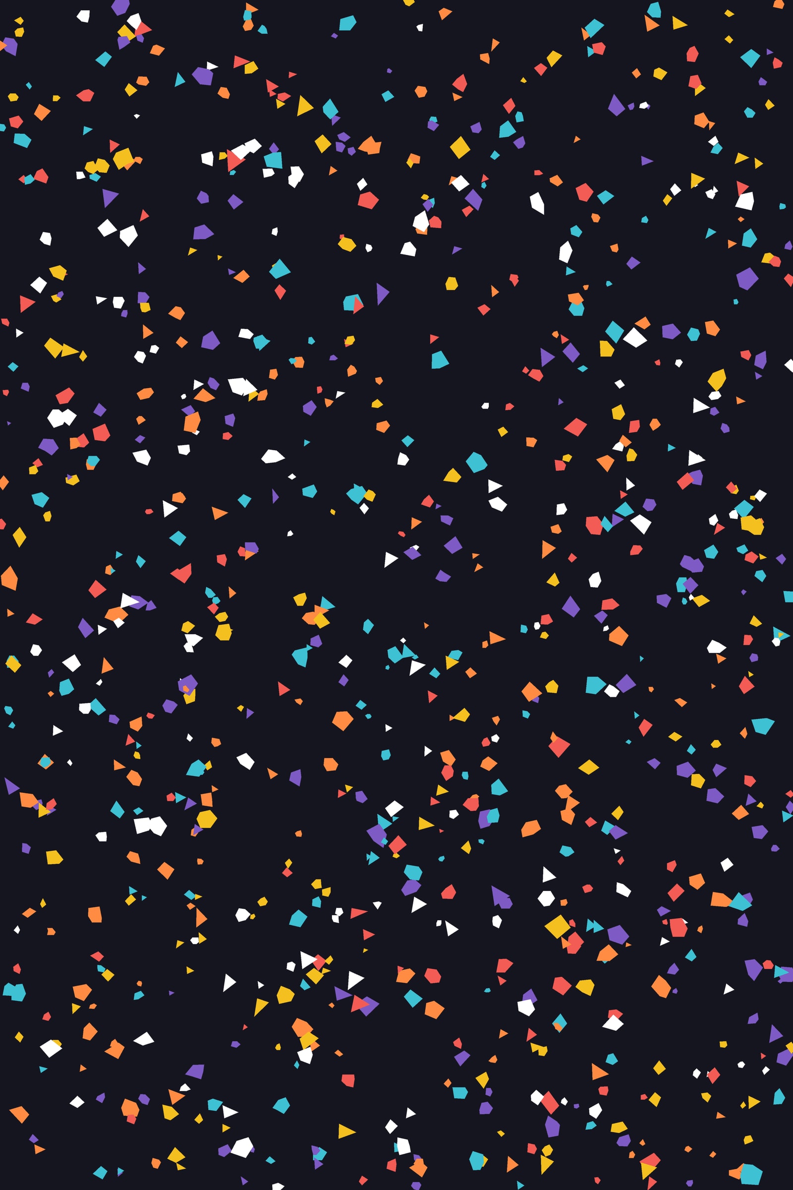 Neon Terrazzo Art Print — Bold Speckled Pattern Poster · Modern Wall Art