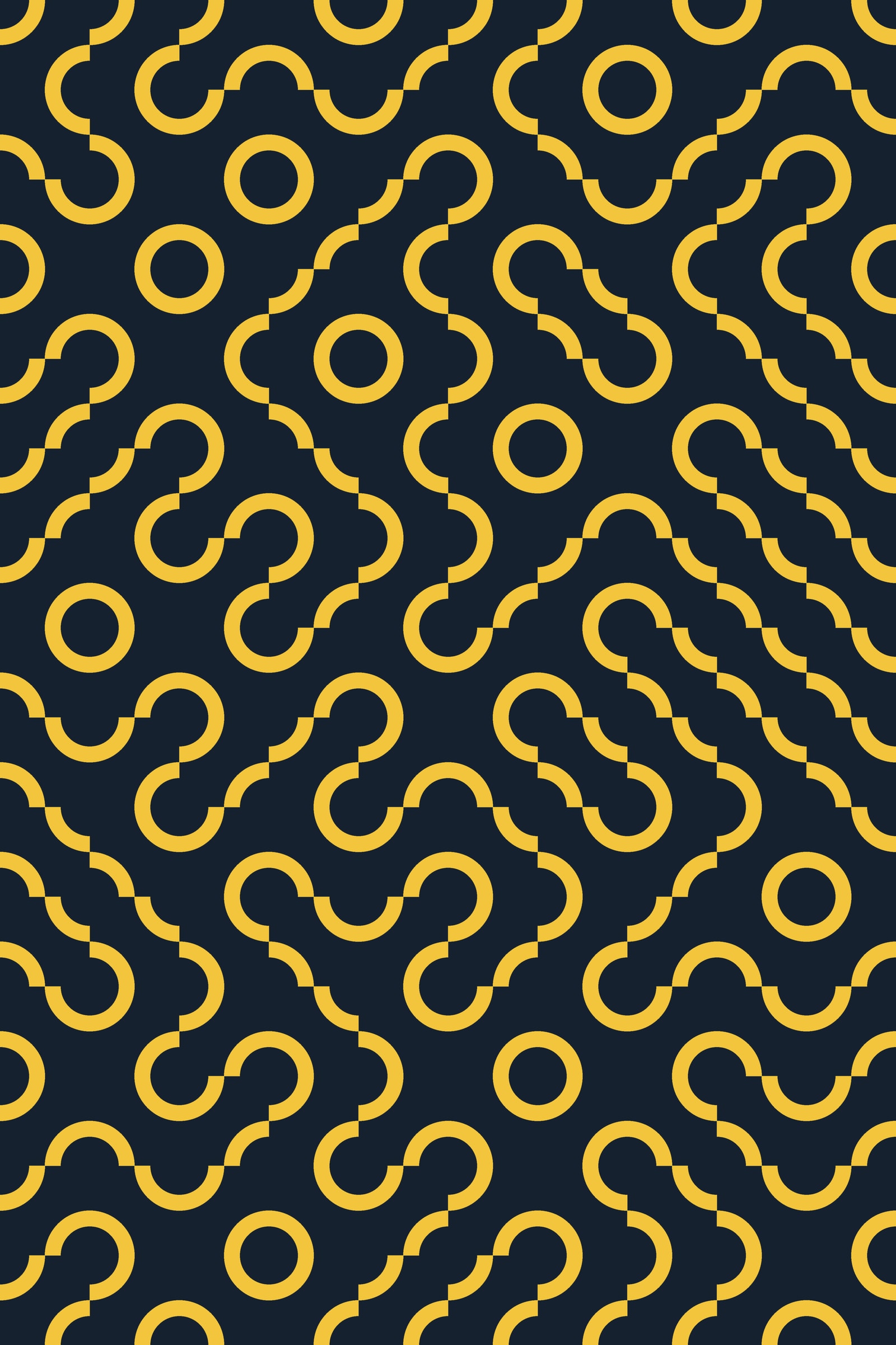 Truchet Tiles Art Print — Geometric Maze Pattern Poster · Modern Wall Art