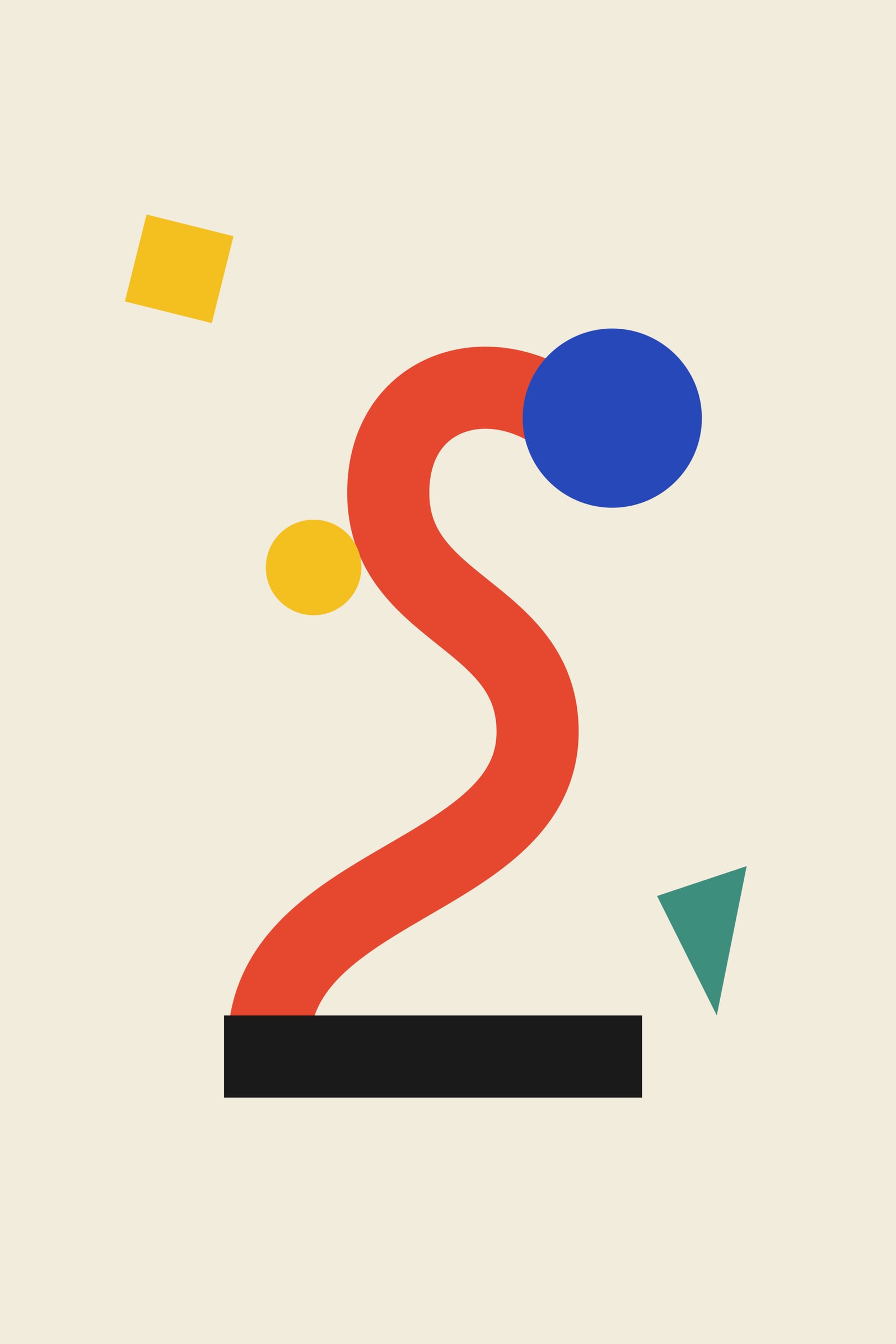 Typographic Art Print II — Bold Graphic Type Poster · Modern Wall Art