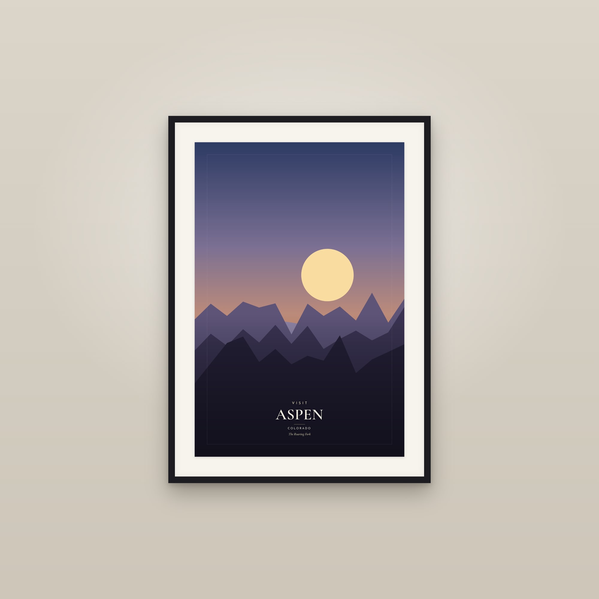 Visit Aspen, Colorado — Travel Poster