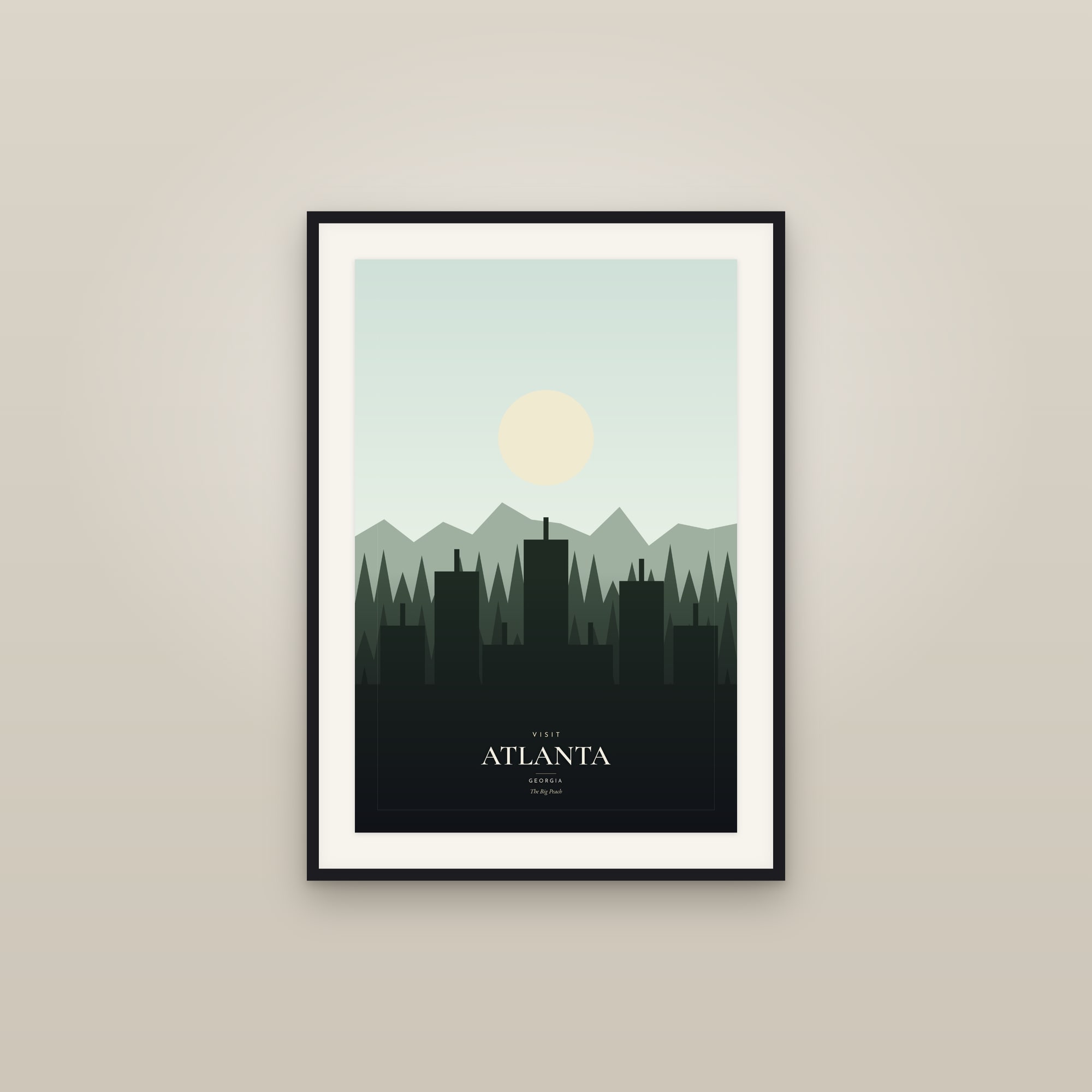 Visit Atlanta, Georgia — Travel Poster