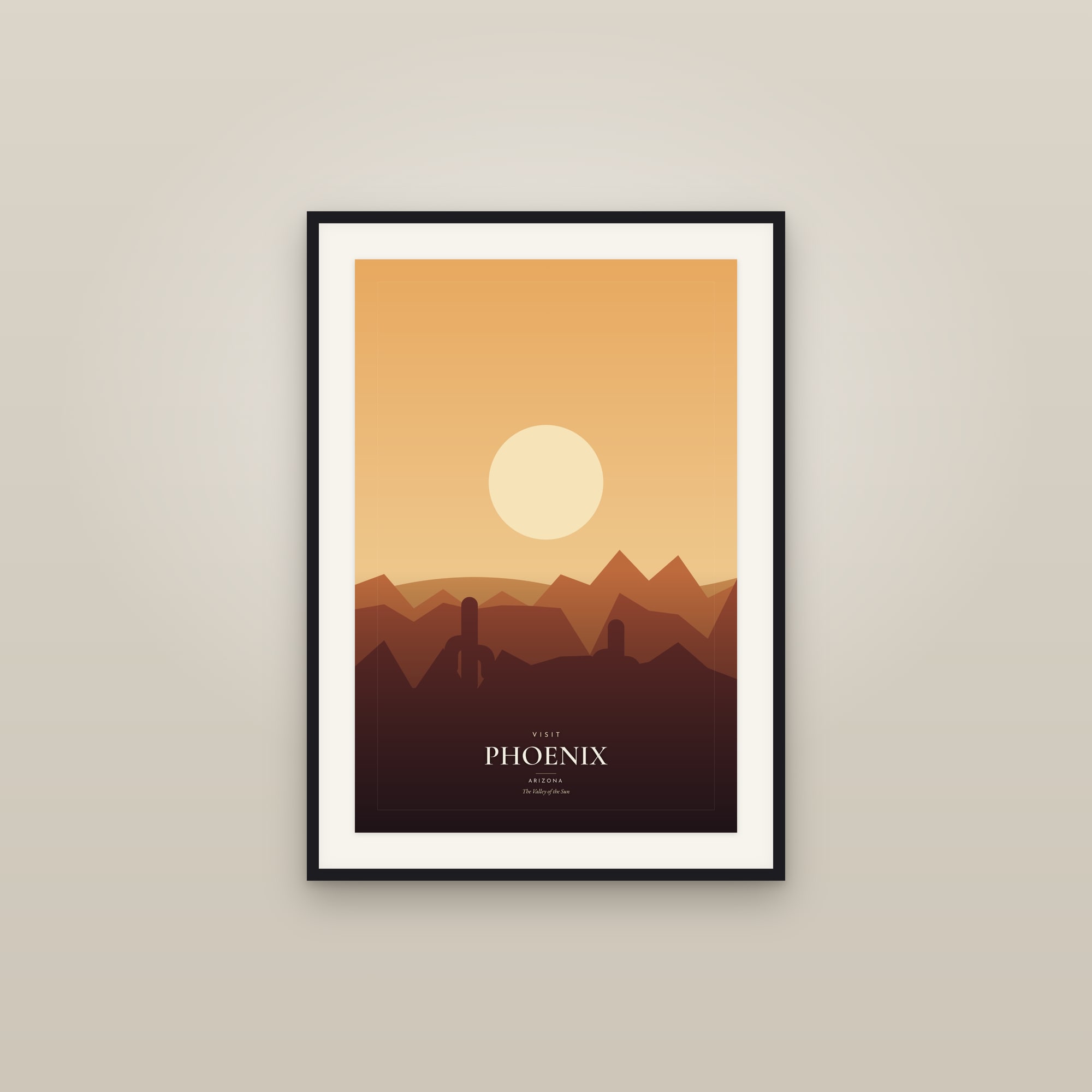 Visit Phoenix, Arizona — Travel Poster