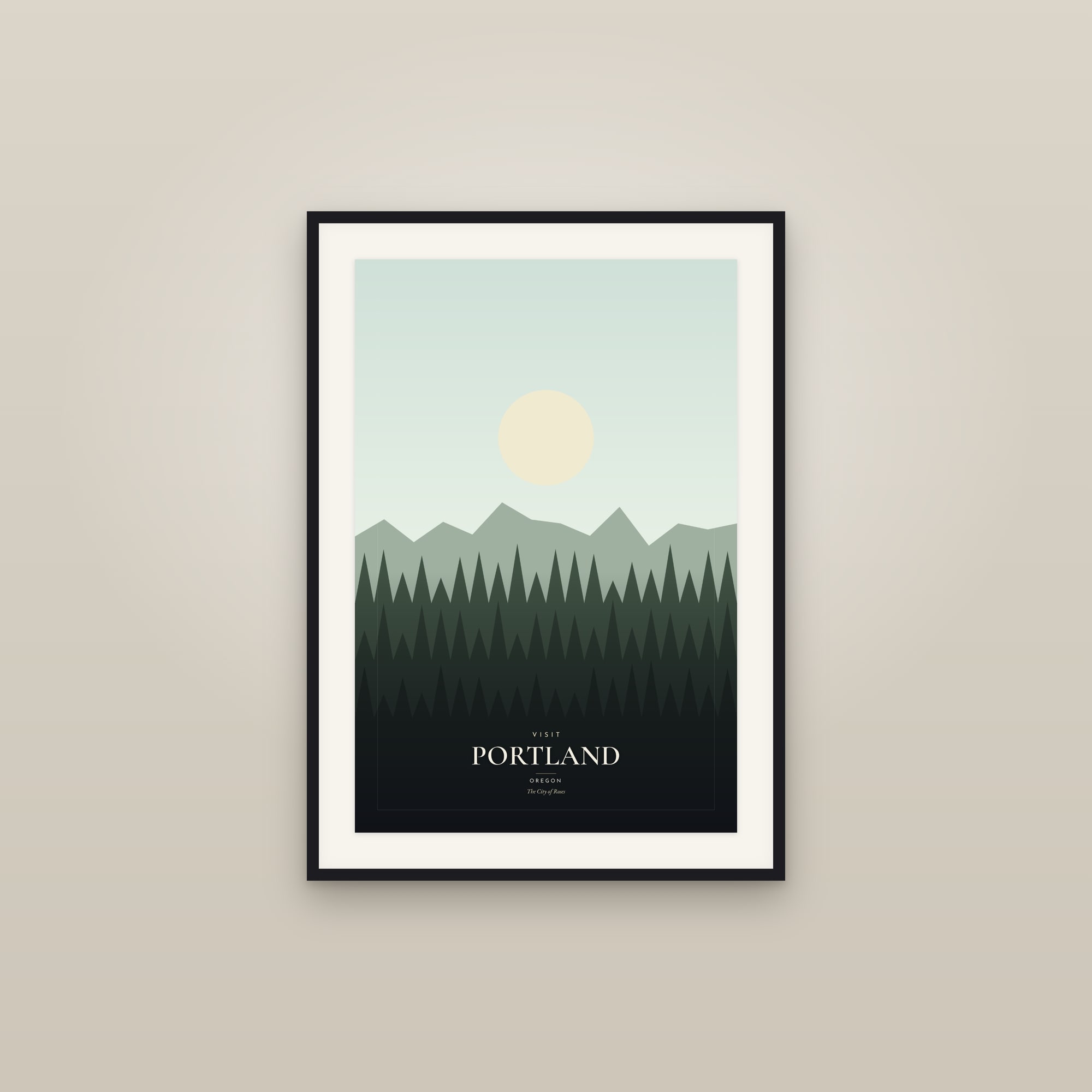 Visit Portland, Oregon — Travel Poster