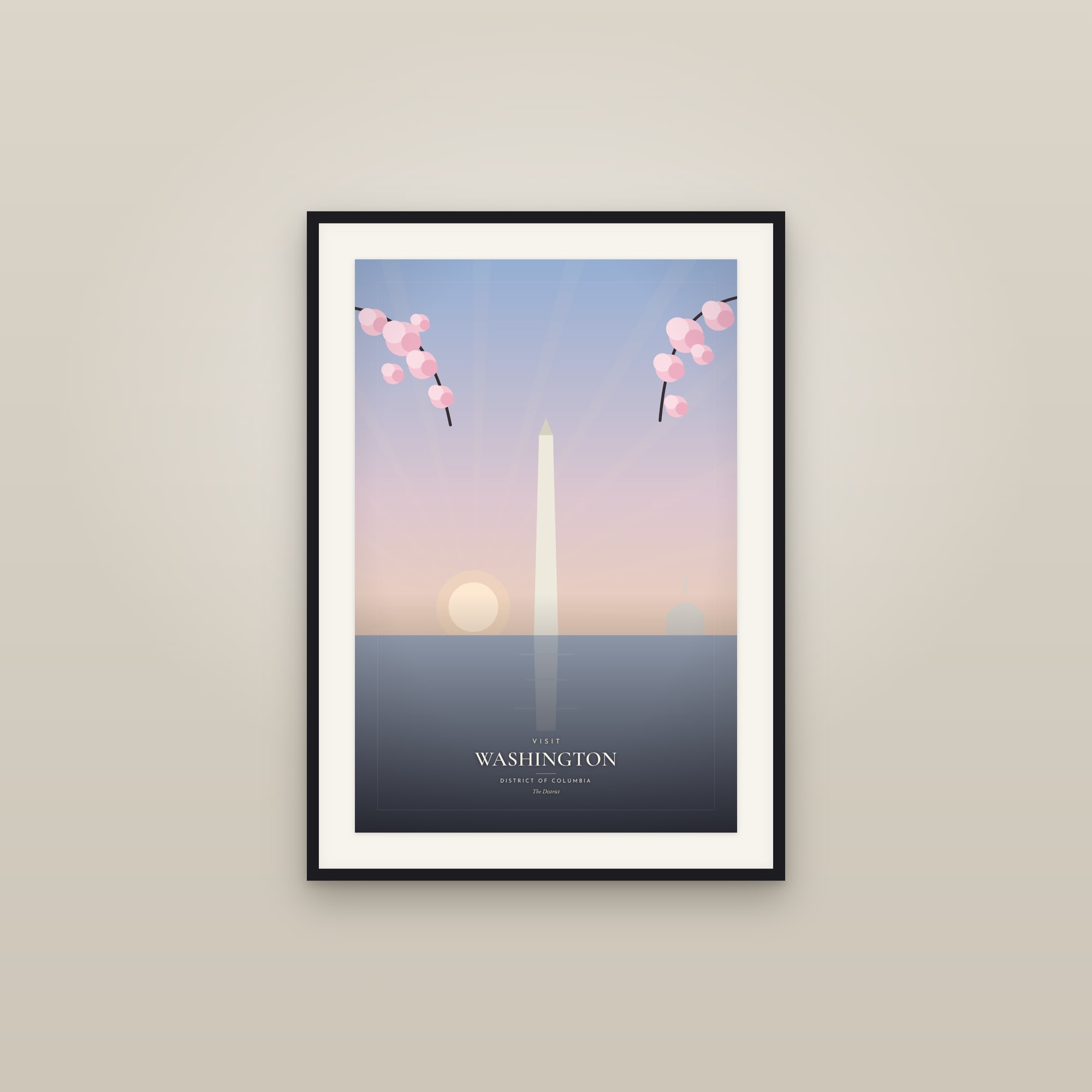 Visit Washington, District of Columbia — Travel Poster