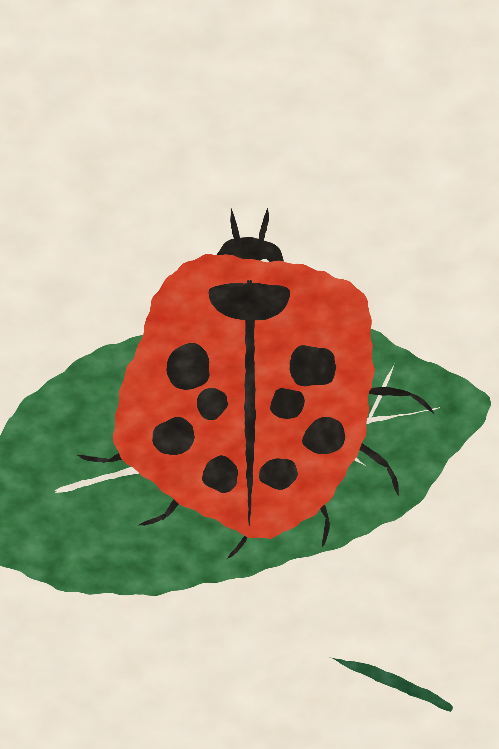 Abstract Ladybug Print — The Ladybird