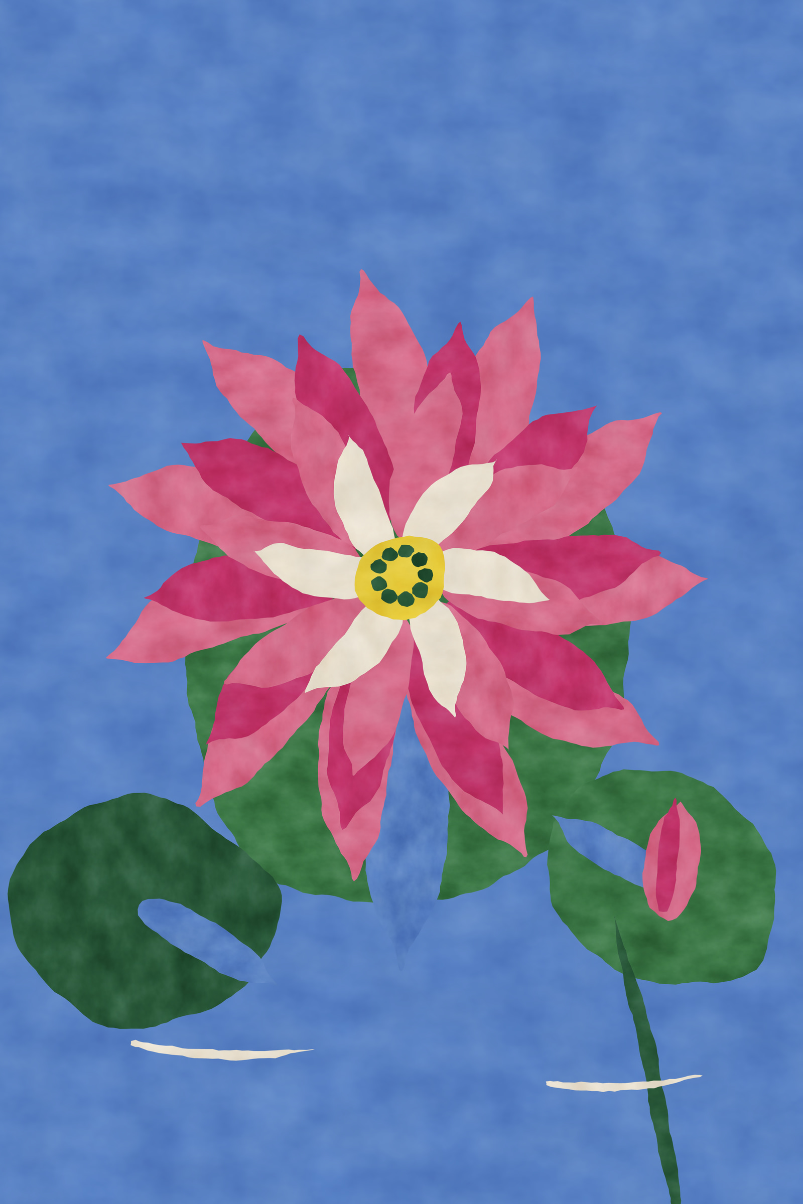 Abstract Lotus Print — The Lotus Bloom