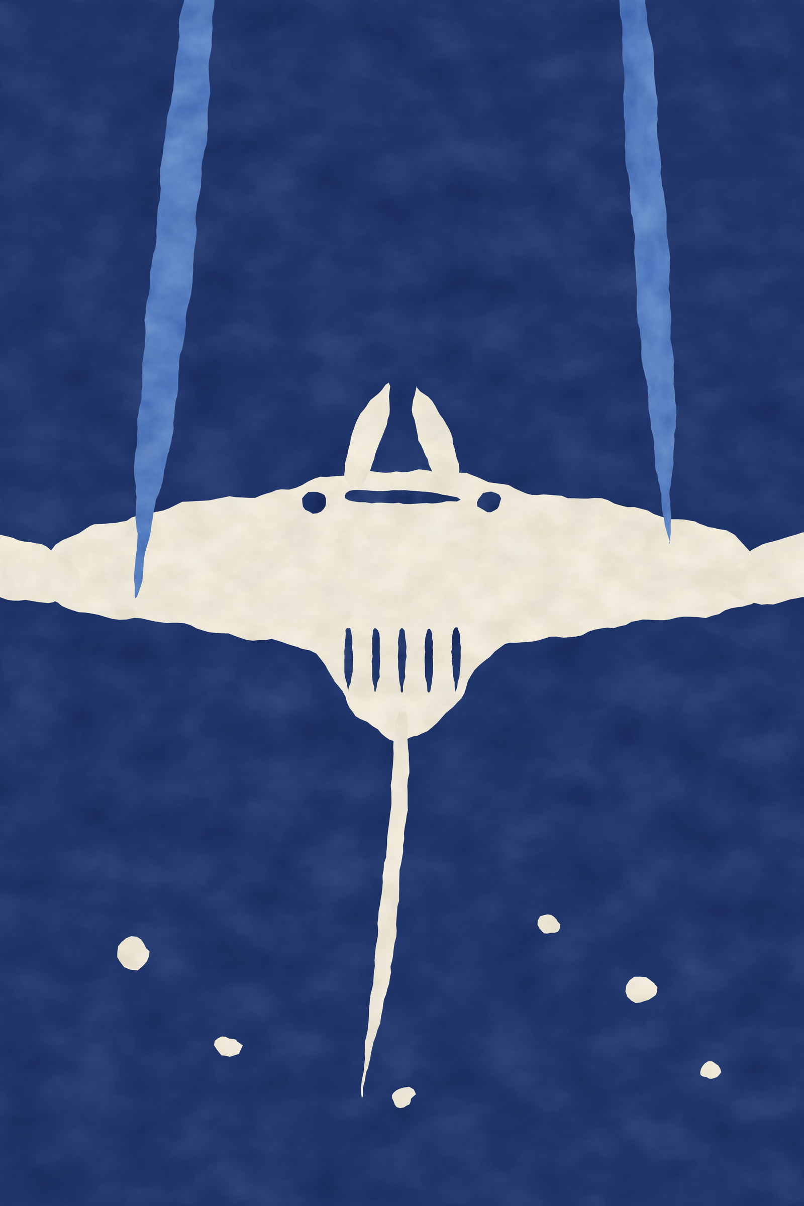 Abstract Manta Ray Print — The Manta Ray