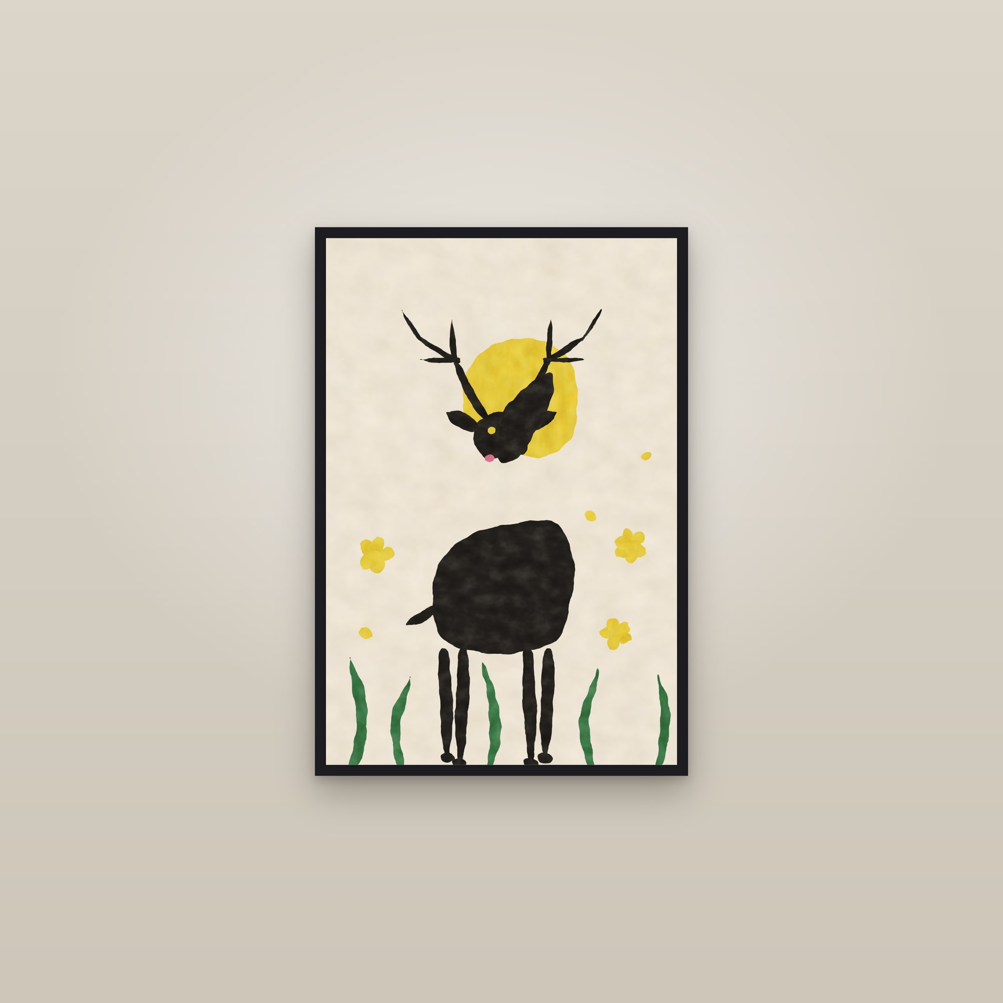 Stag Print — The Standing Stag