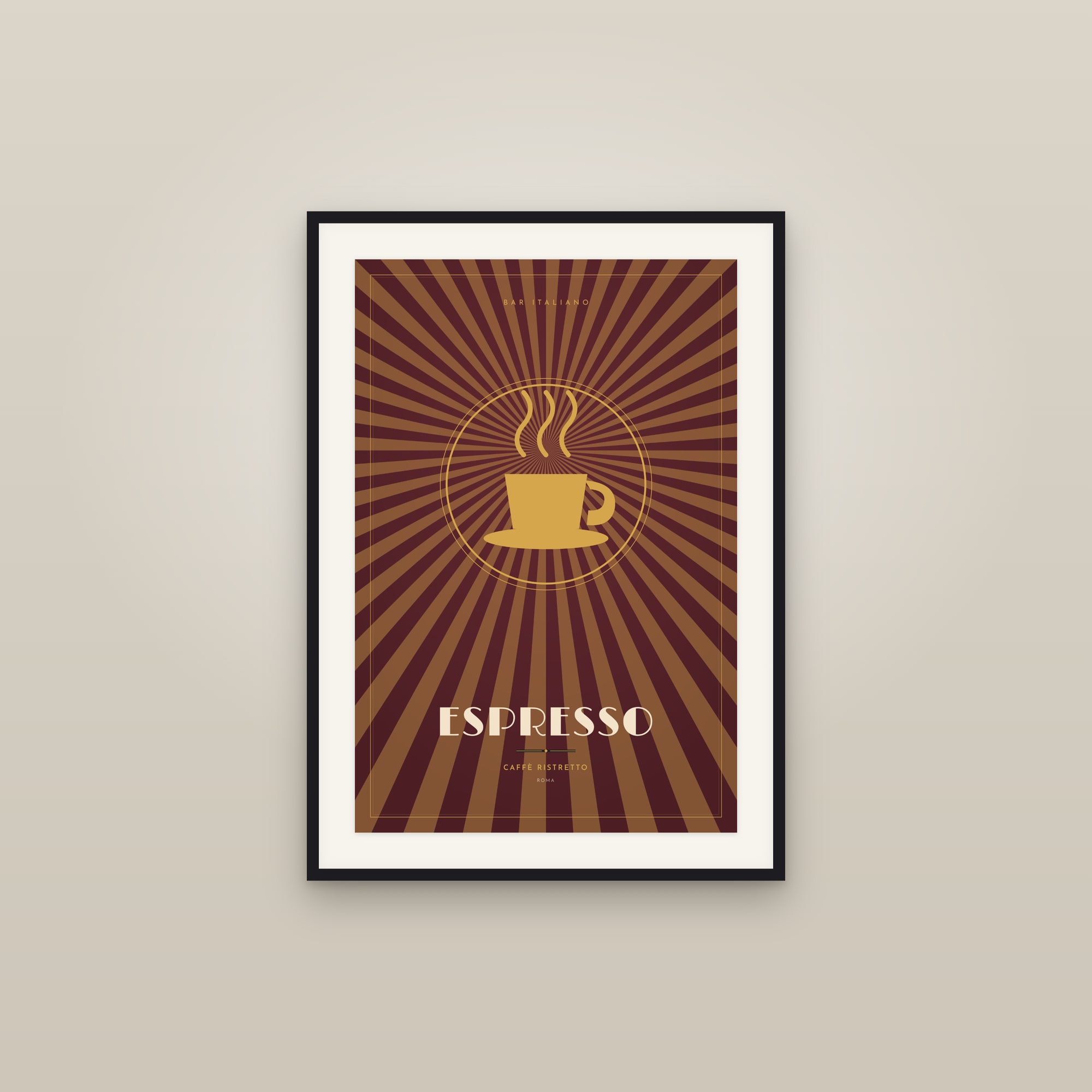 Espresso — Art Deco Poster