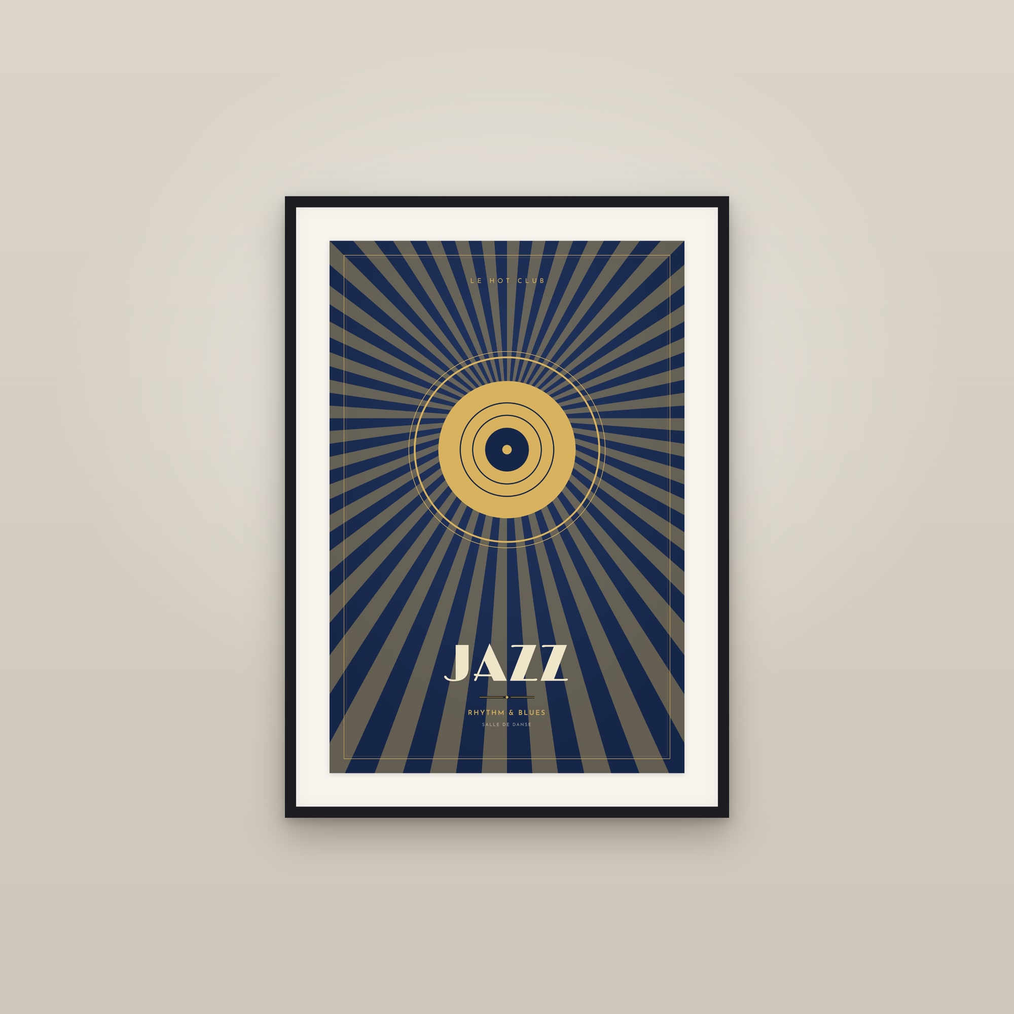 Jazz — Art Deco Poster