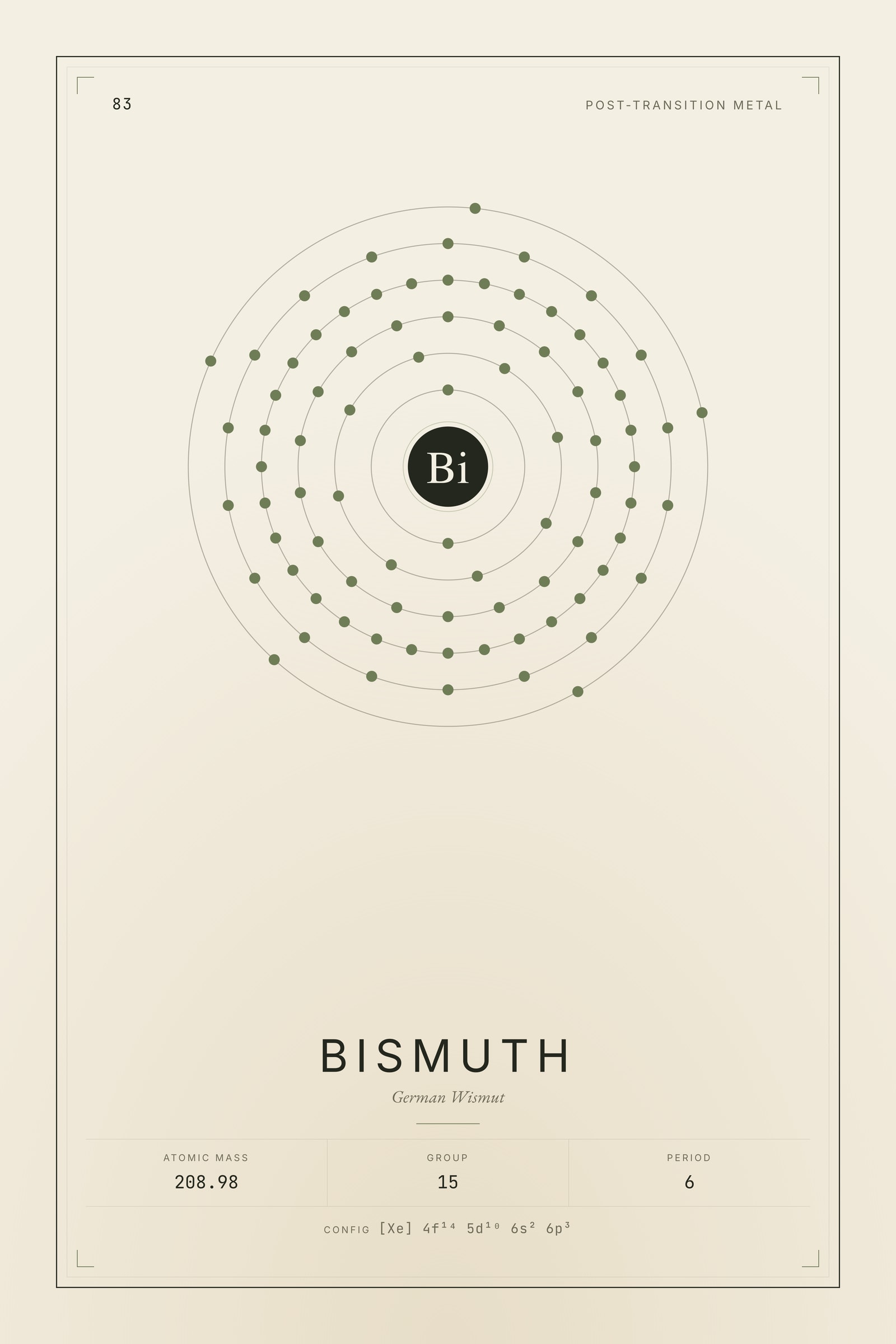 Bismuth — Element No. 83