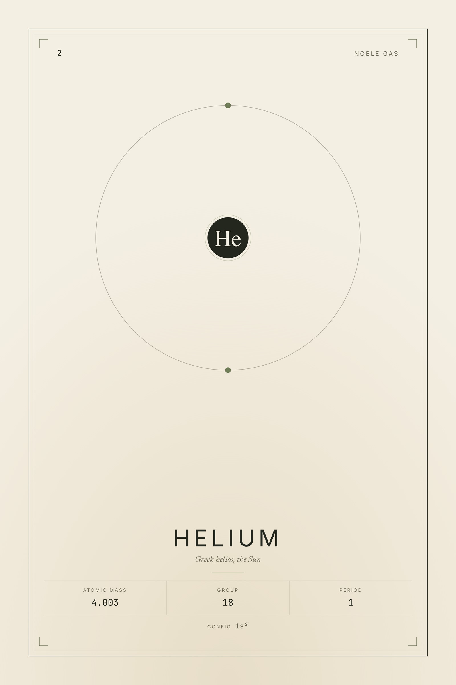 Helium — Element No. 2