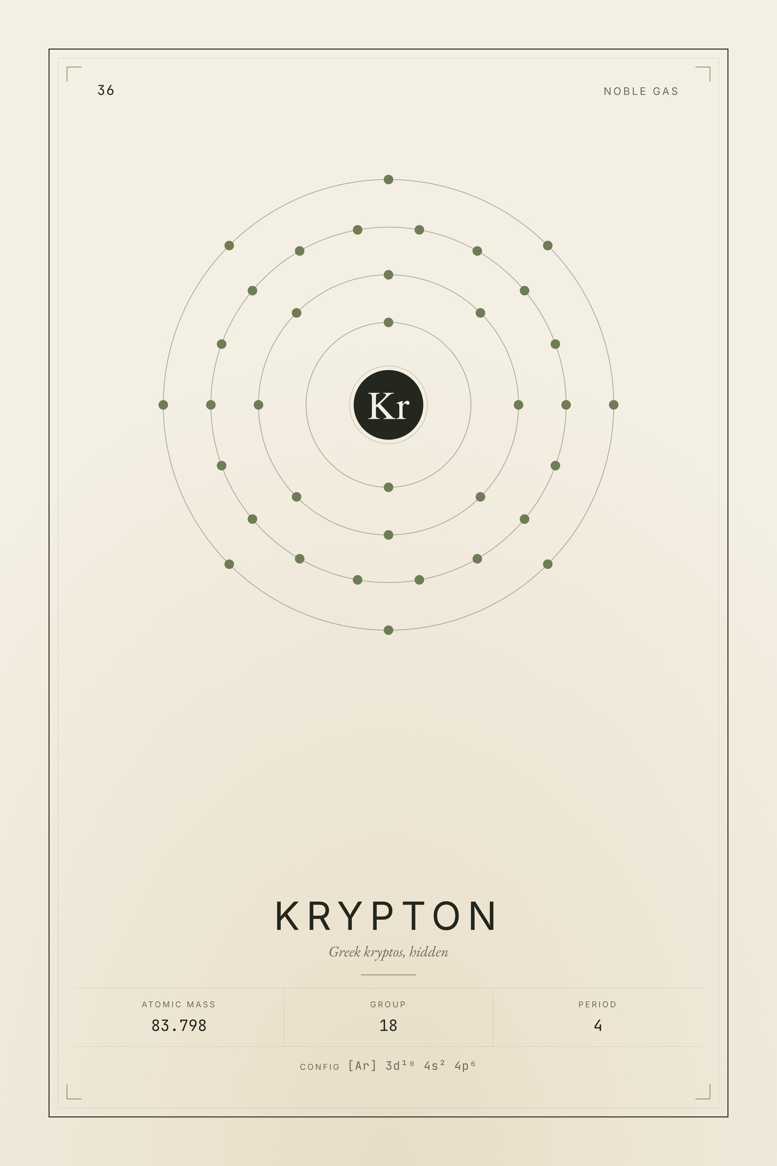 Krypton — Element No. 36