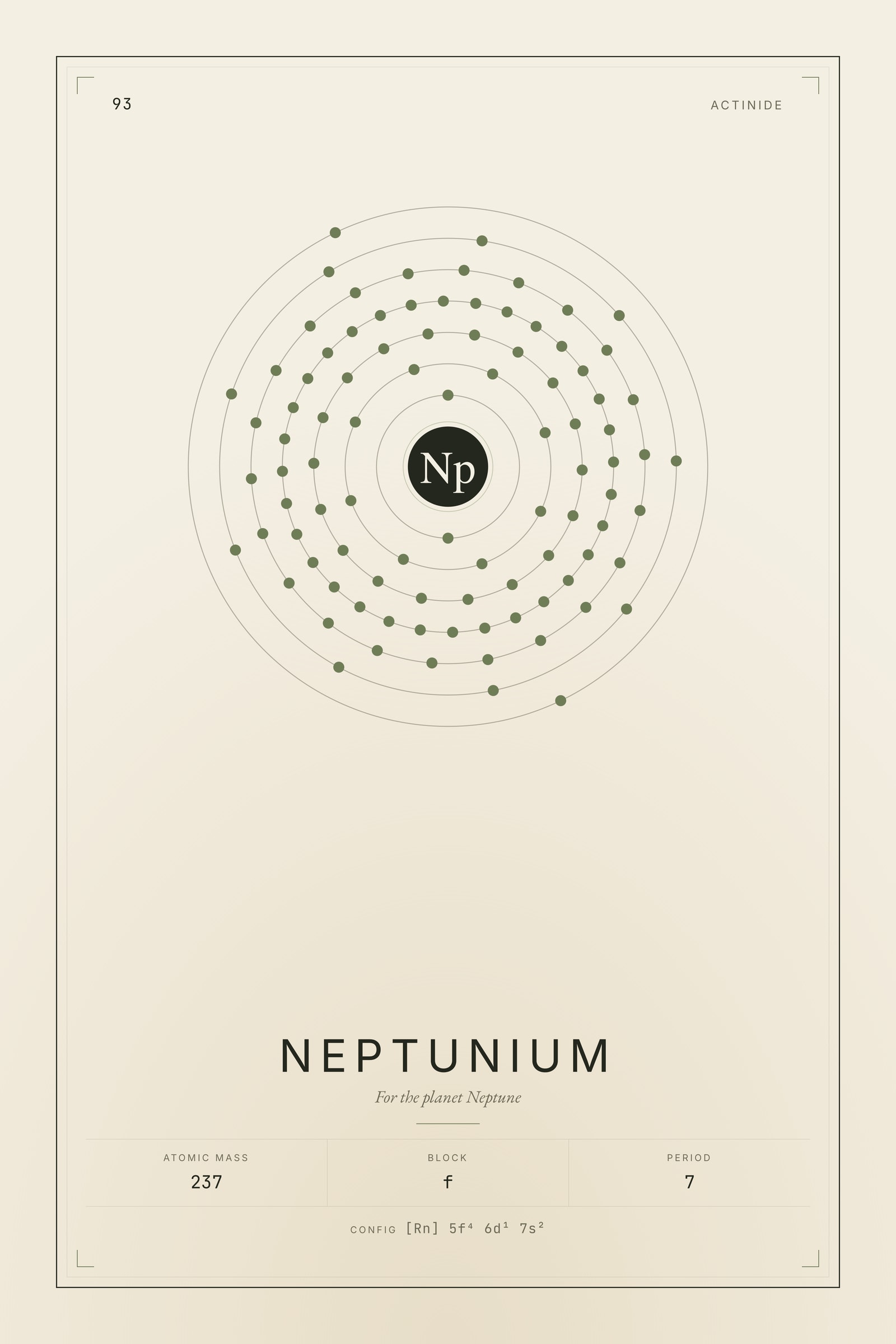 Neptunium — Element No. 93