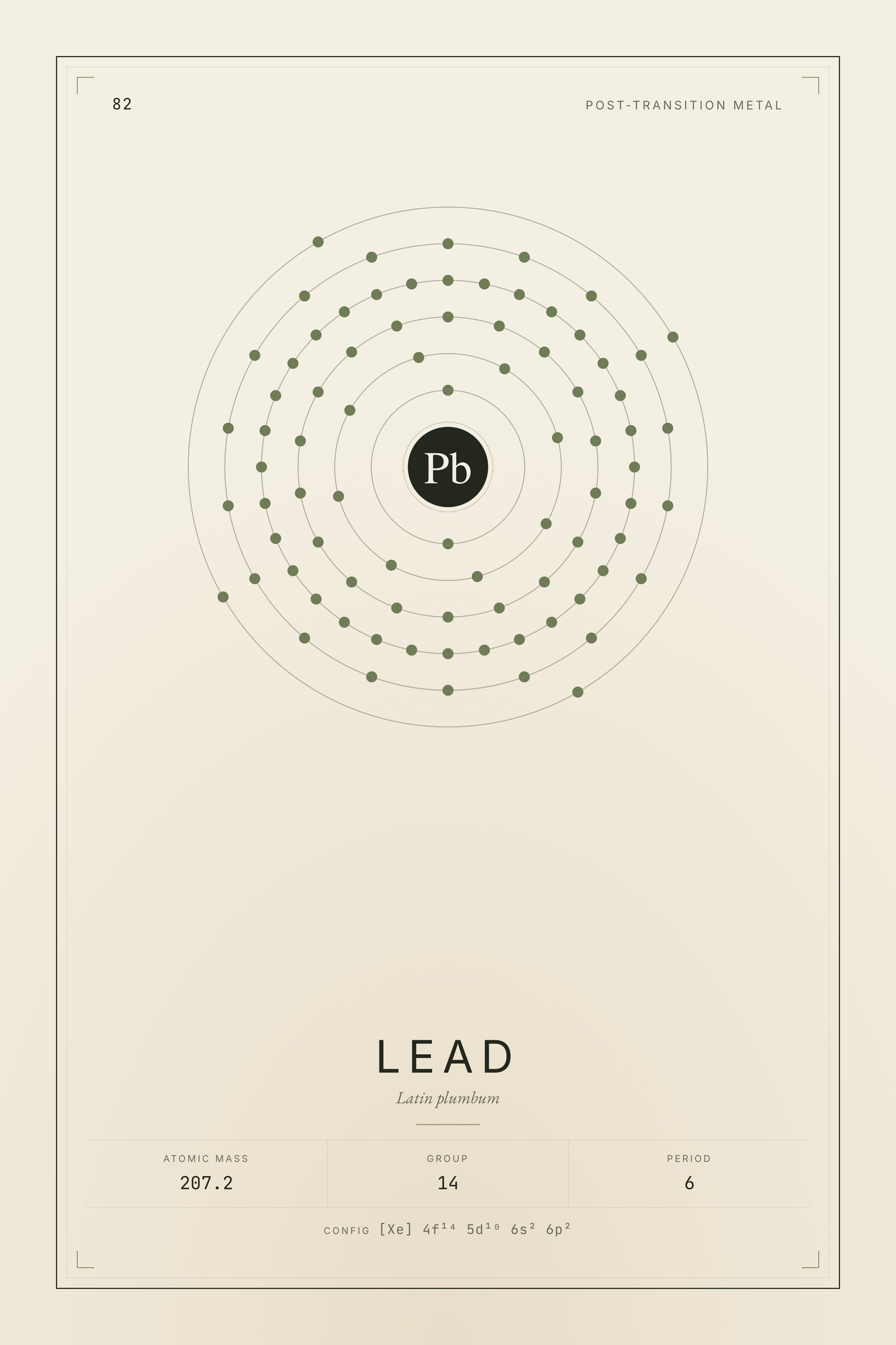 Lead — Element No. 82