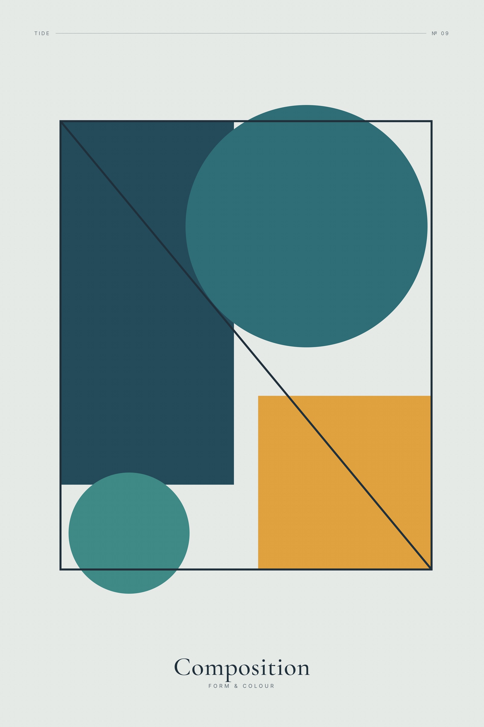 Composition (Tide) — Tide · Geometric Print