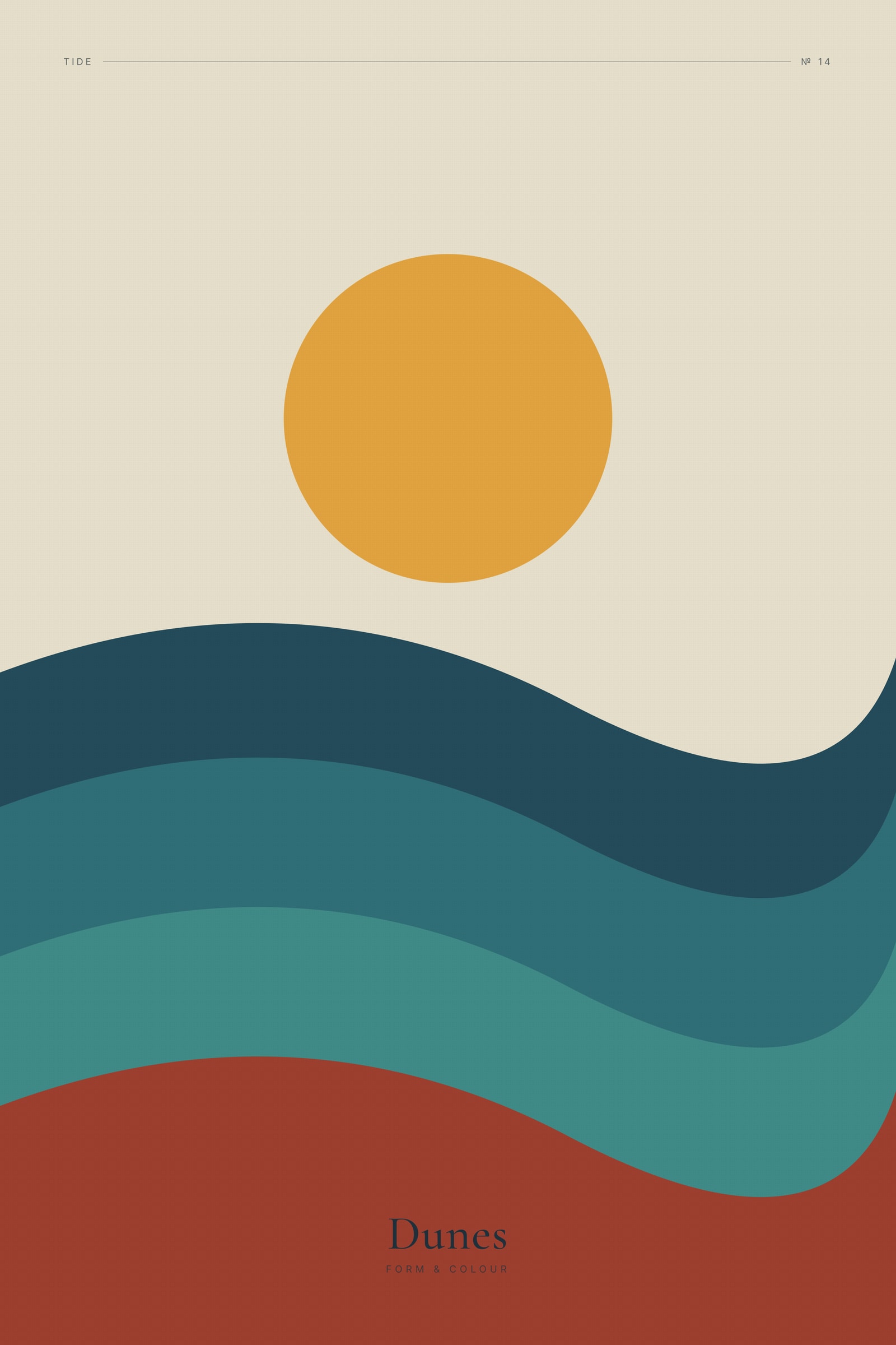 Dunes (Tide) — Tide · Geometric Print