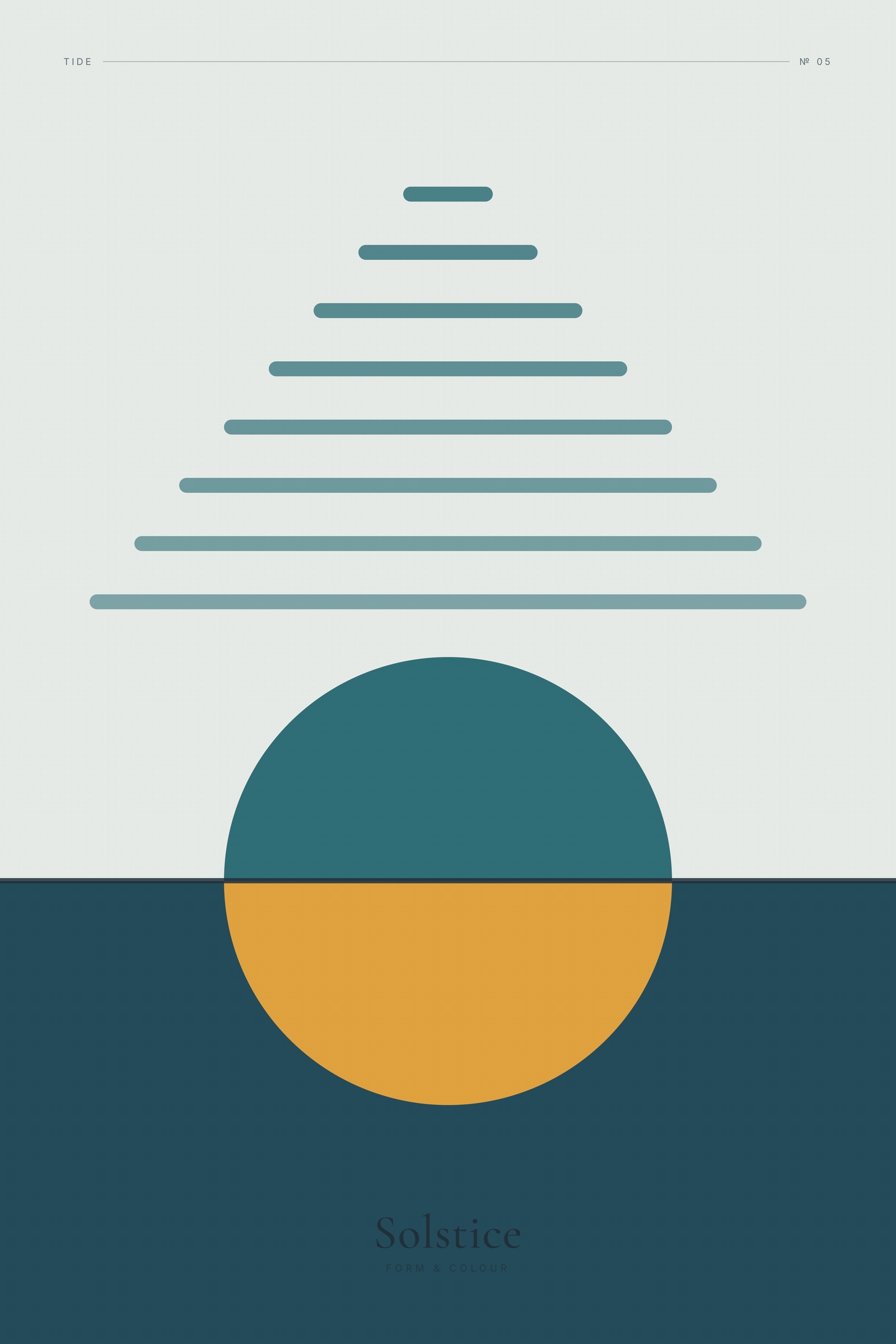 Solstice (Tide) — Tide · Geometric Print