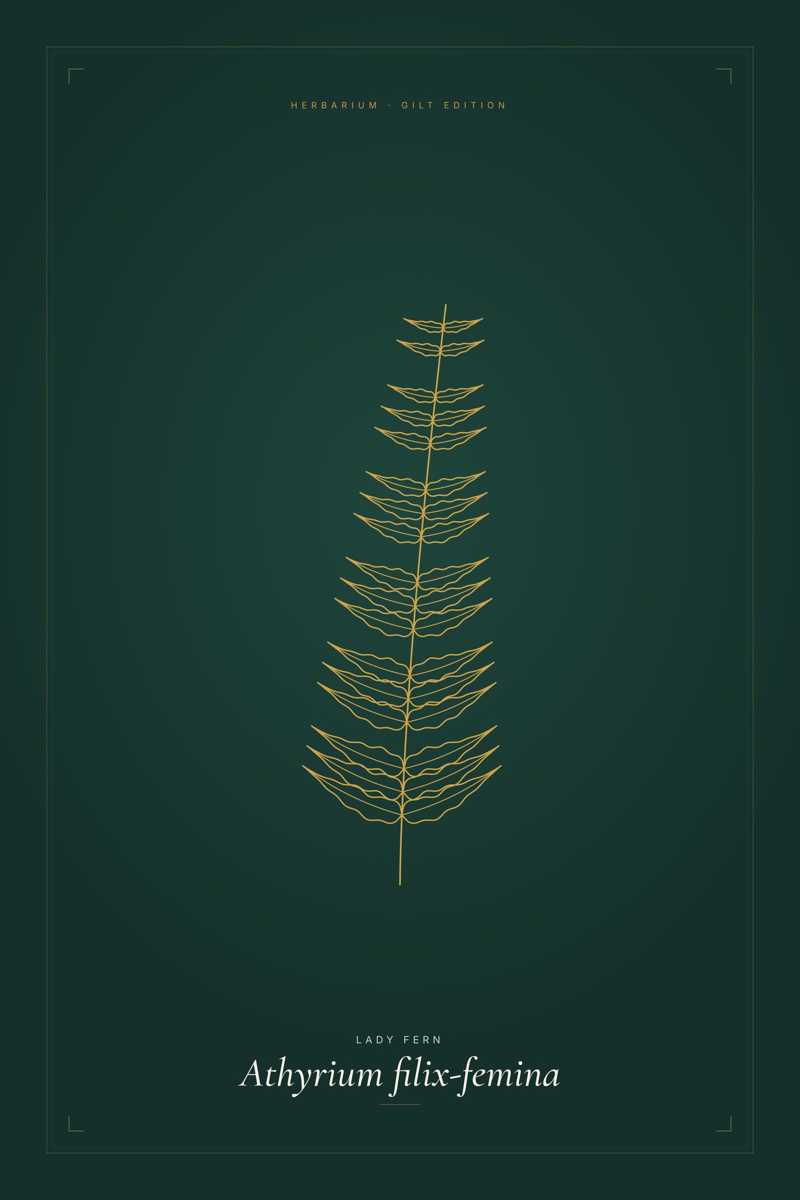 Lady Fern (Gilt) — Gilt Botanical