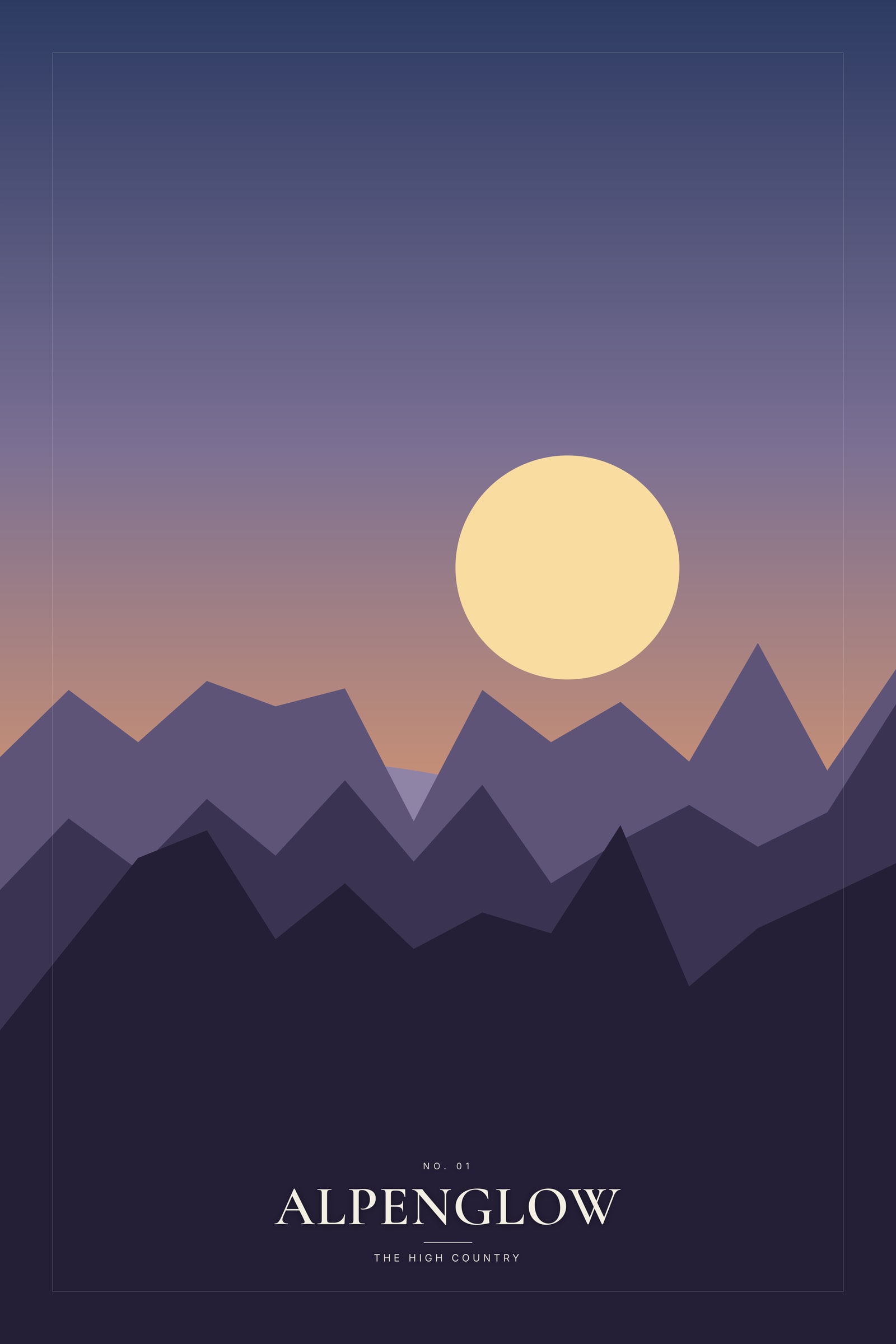 Alpenglow — Landscape Print