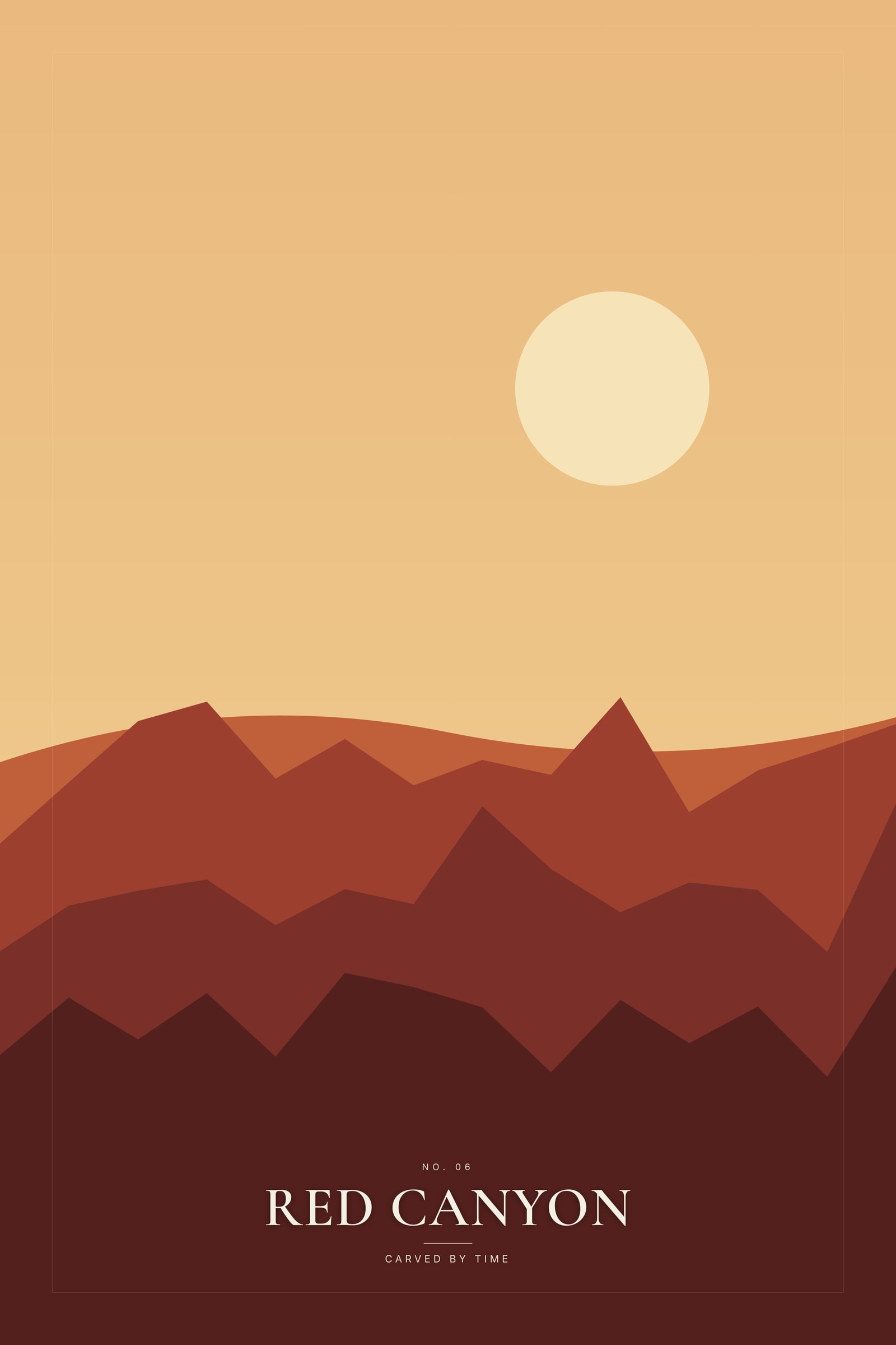 Red Canyon — Landscape Print