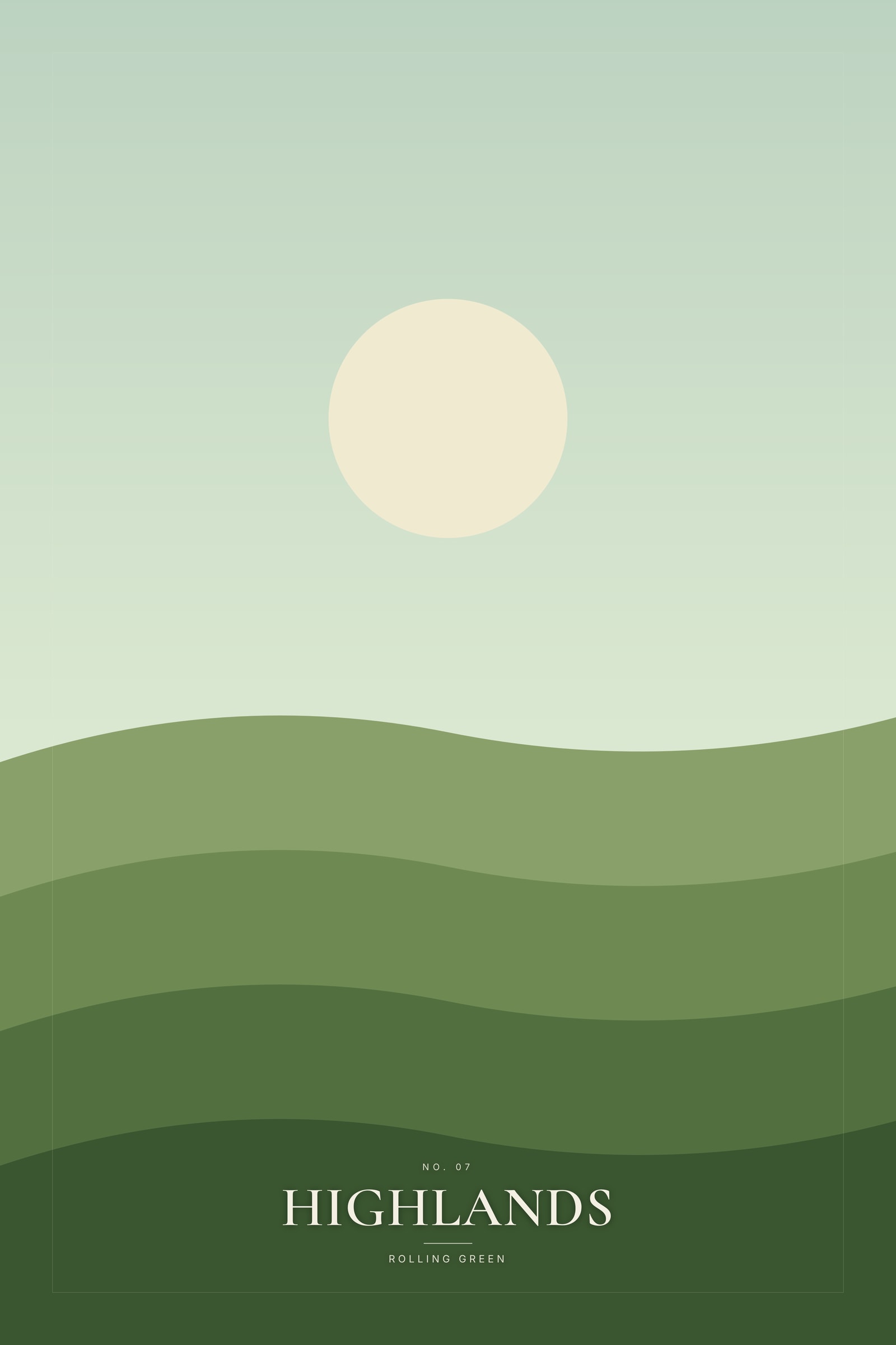 Highlands — Landscape Print