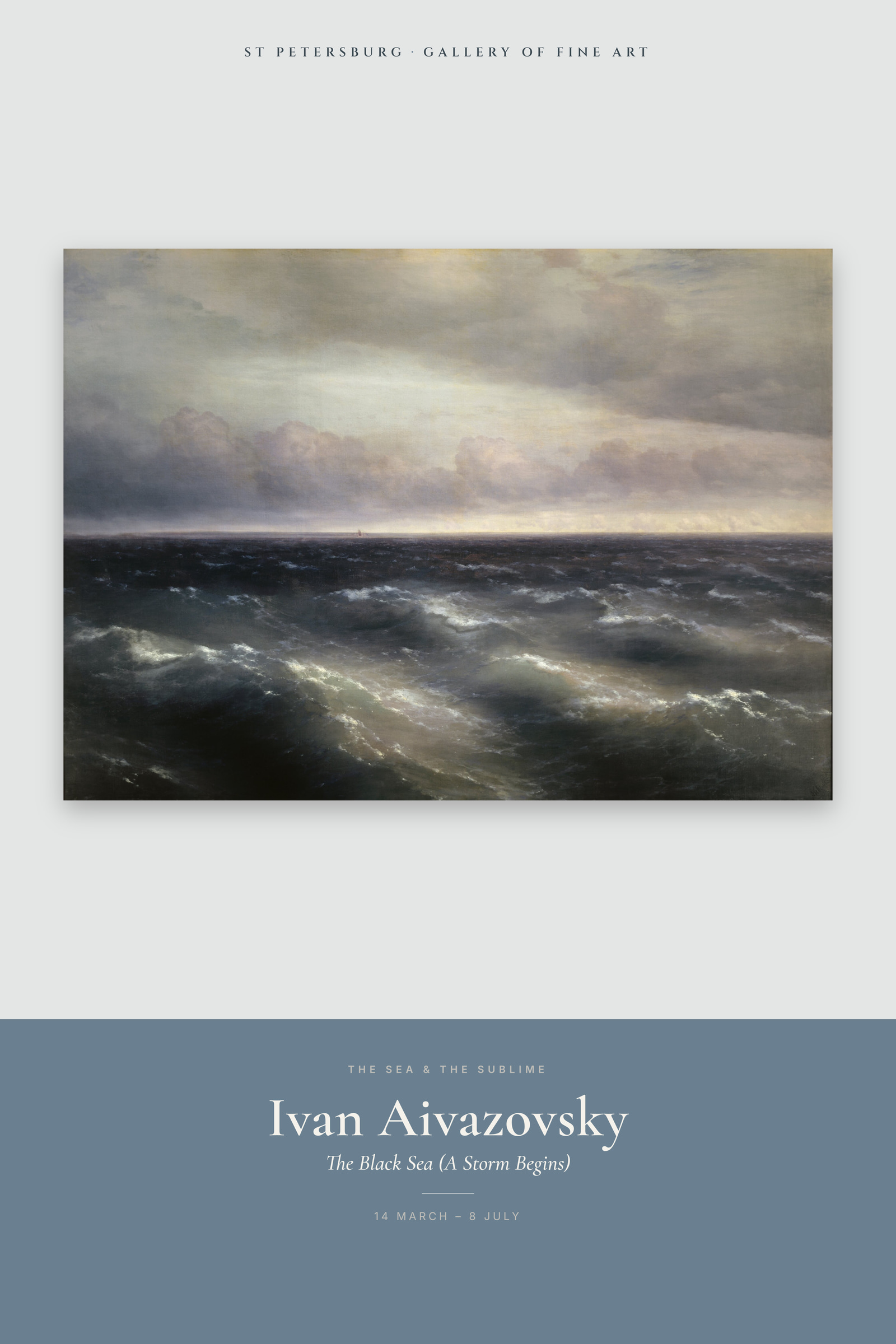 The Black Sea (A Storm Begins) — Exhibition Poster
