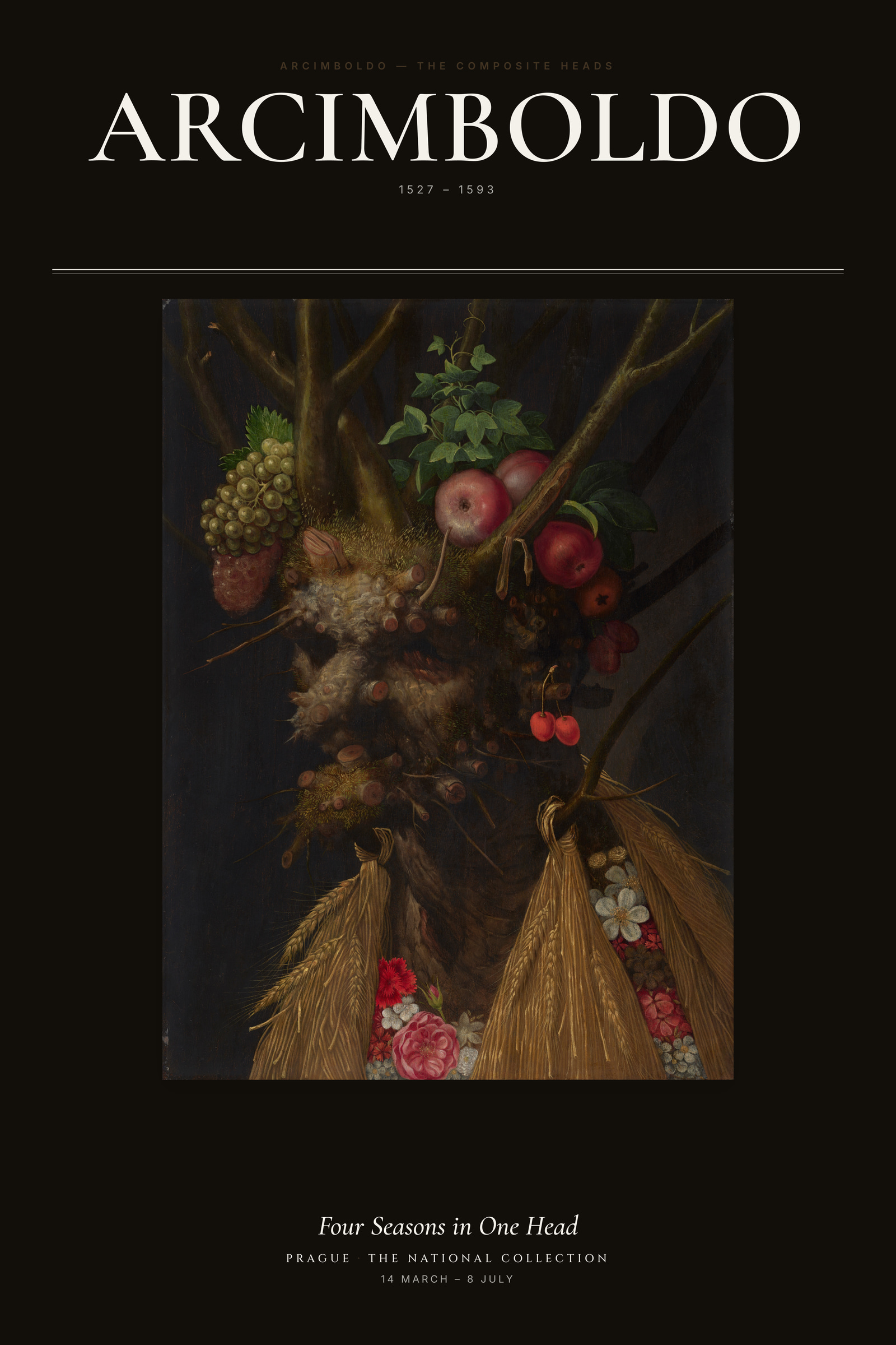 Four Seasons in One Head — Exhibition Poster