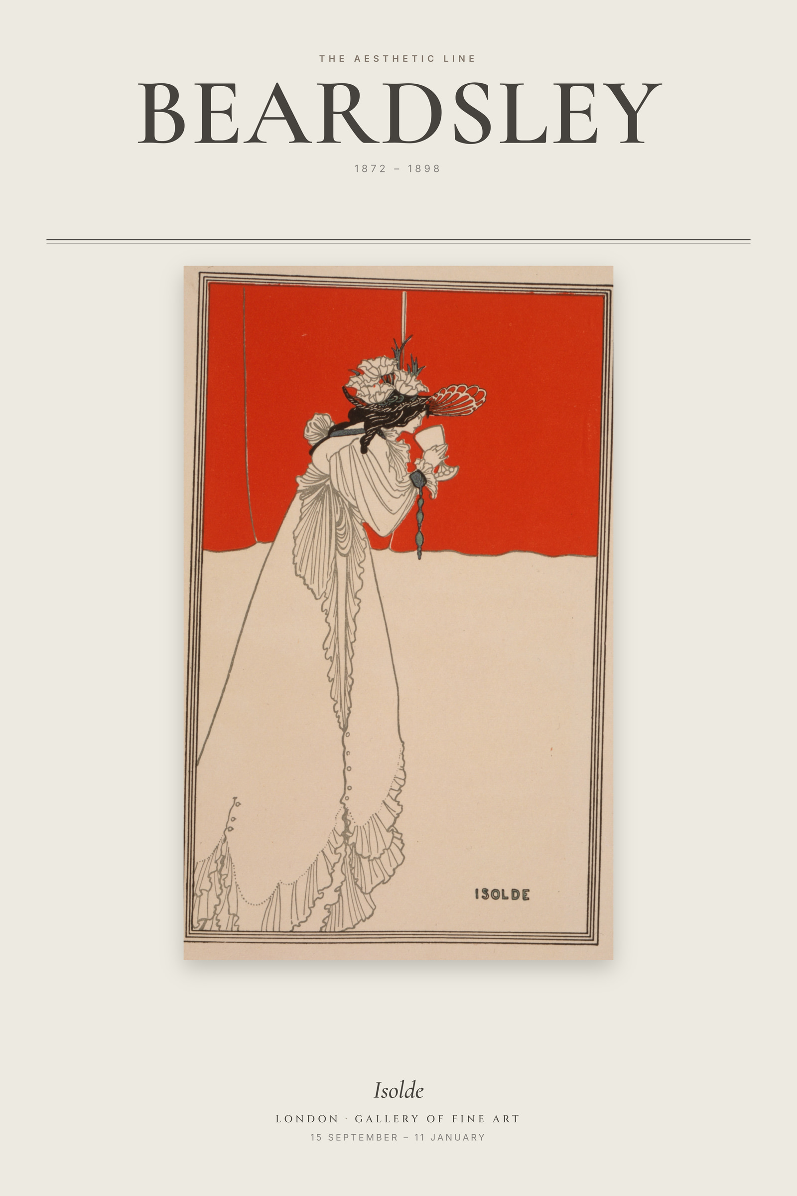 Isolde — Exhibition Poster