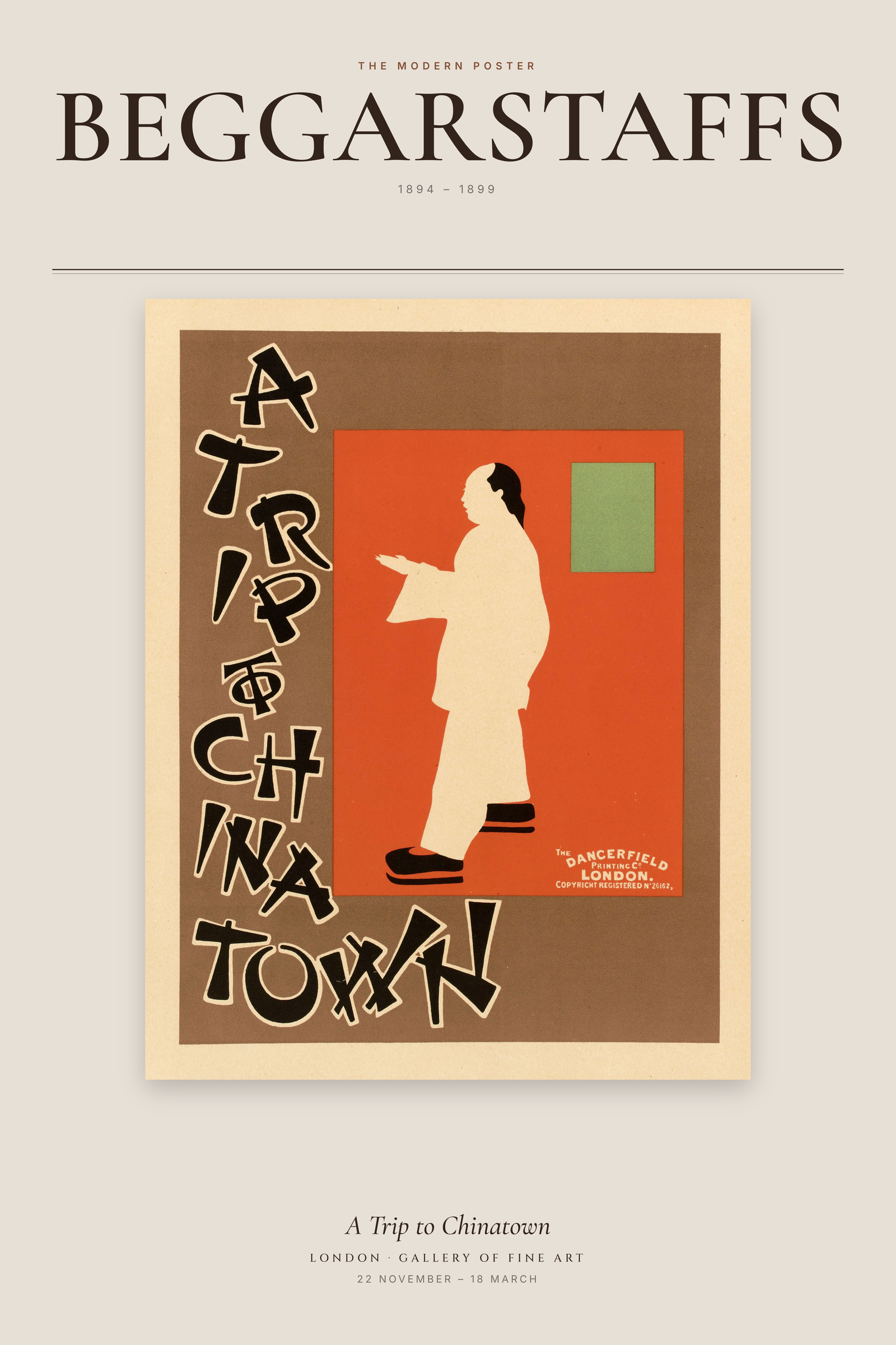 A Trip to Chinatown — Exhibition Poster