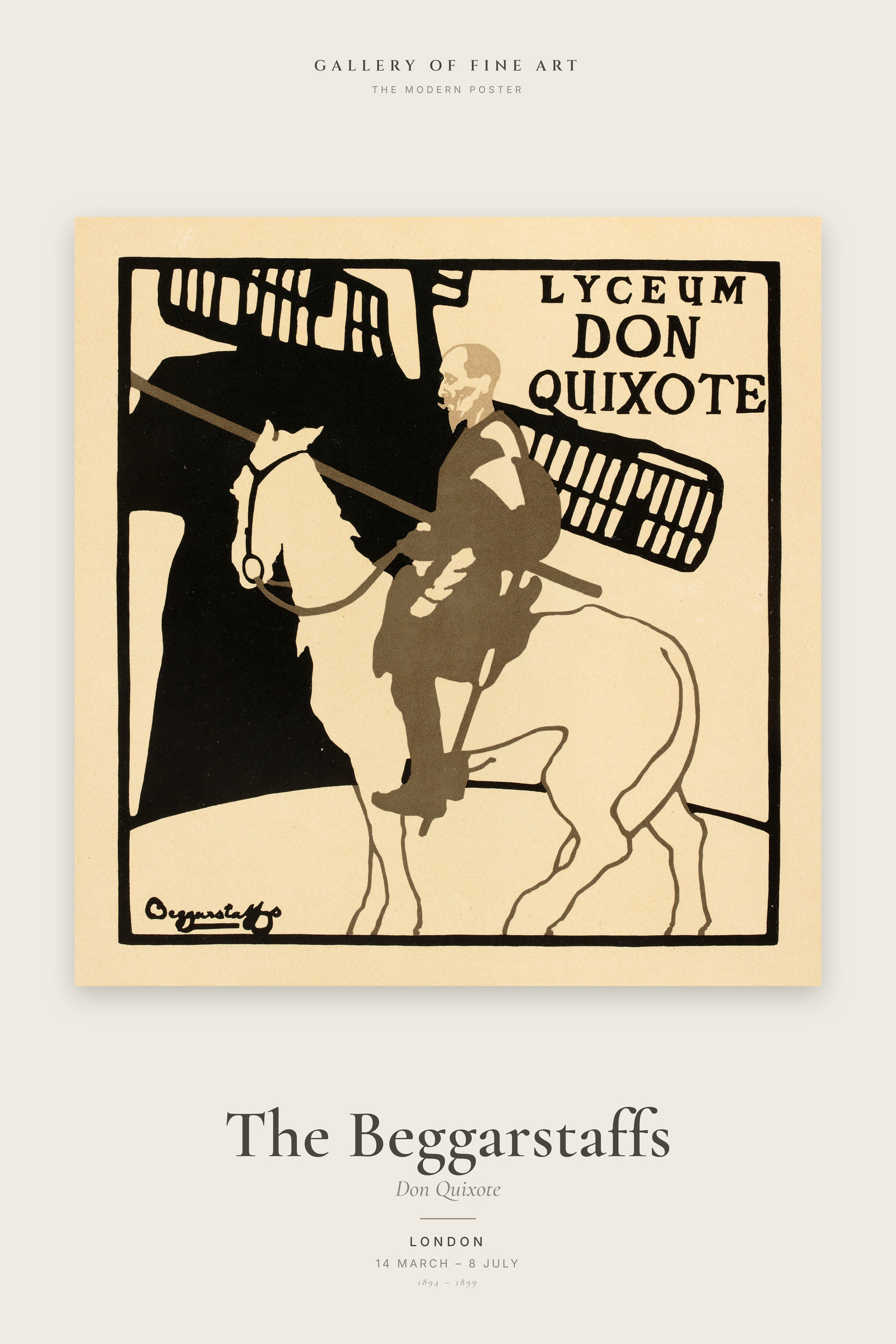 Don Quixote — Exhibition Poster