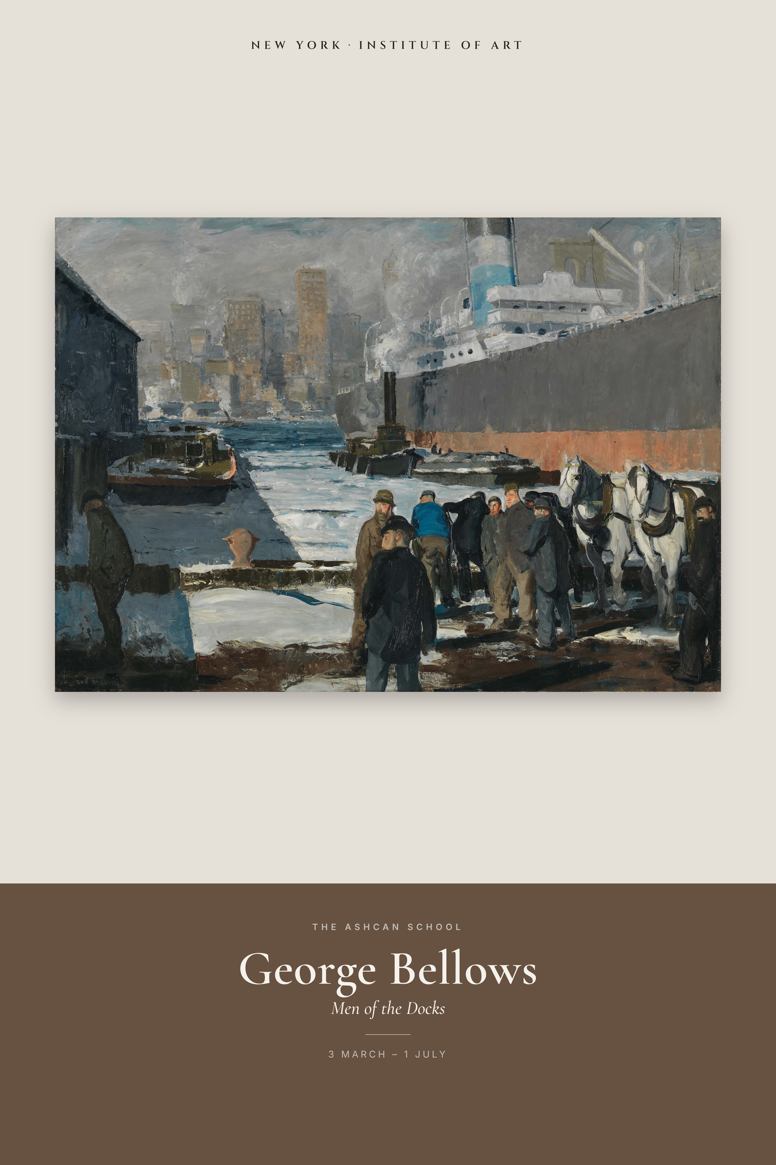 Men of the Docks — Exhibition Poster
