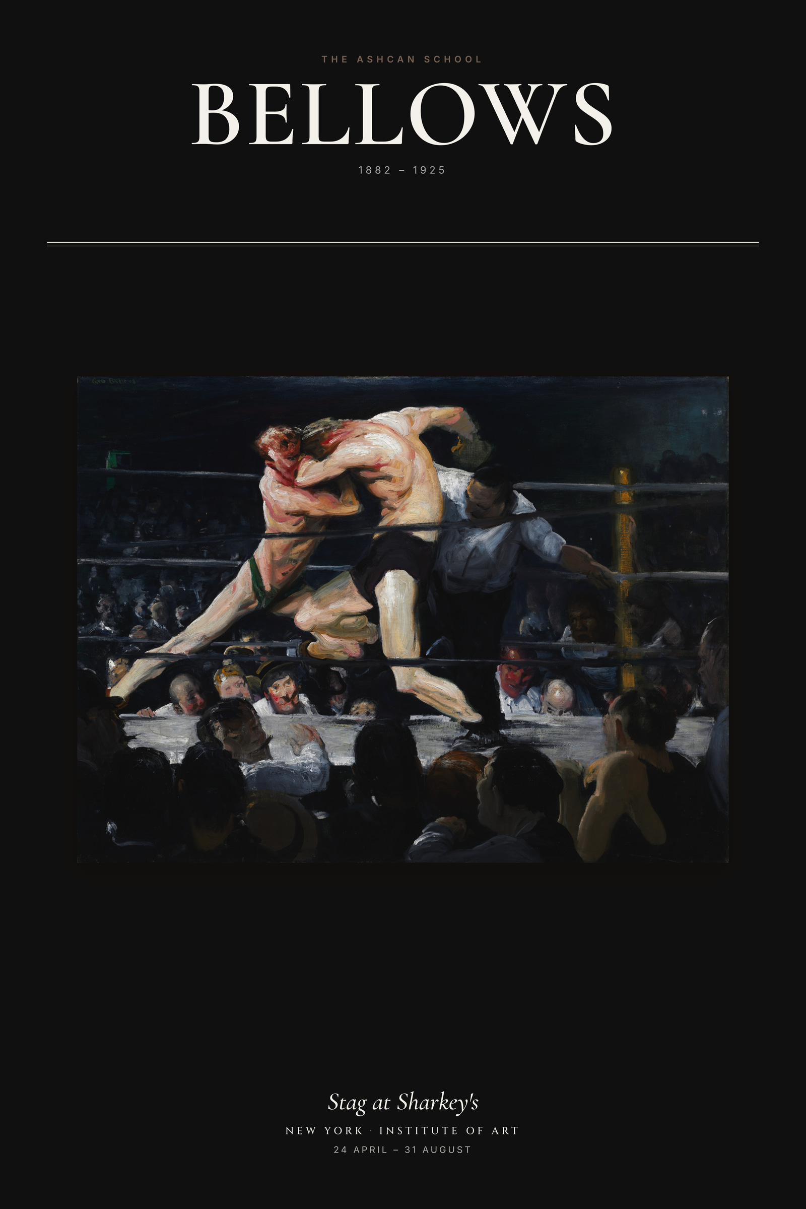 Stag at Sharkey's — Exhibition Poster