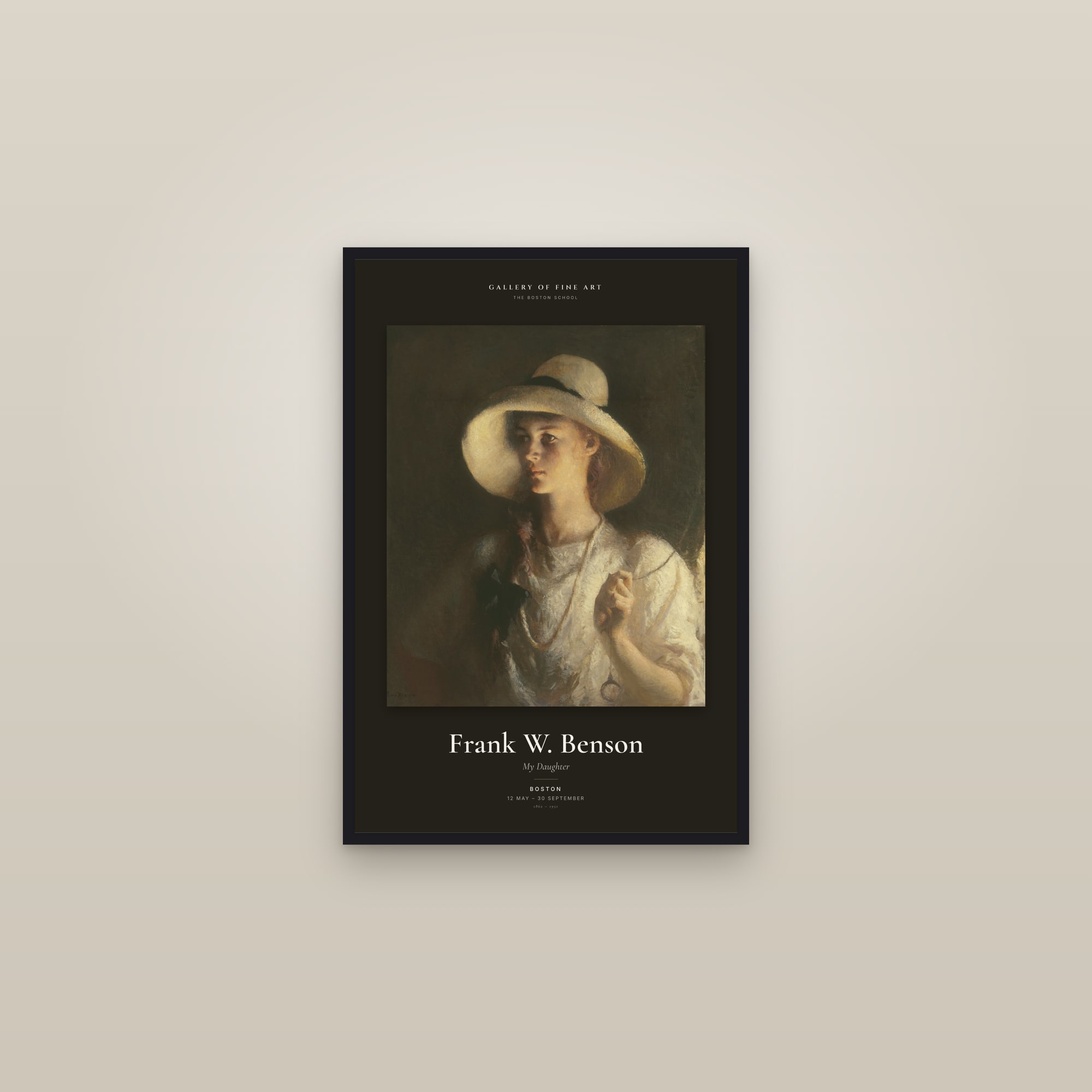 My Daughter — Exhibition Poster