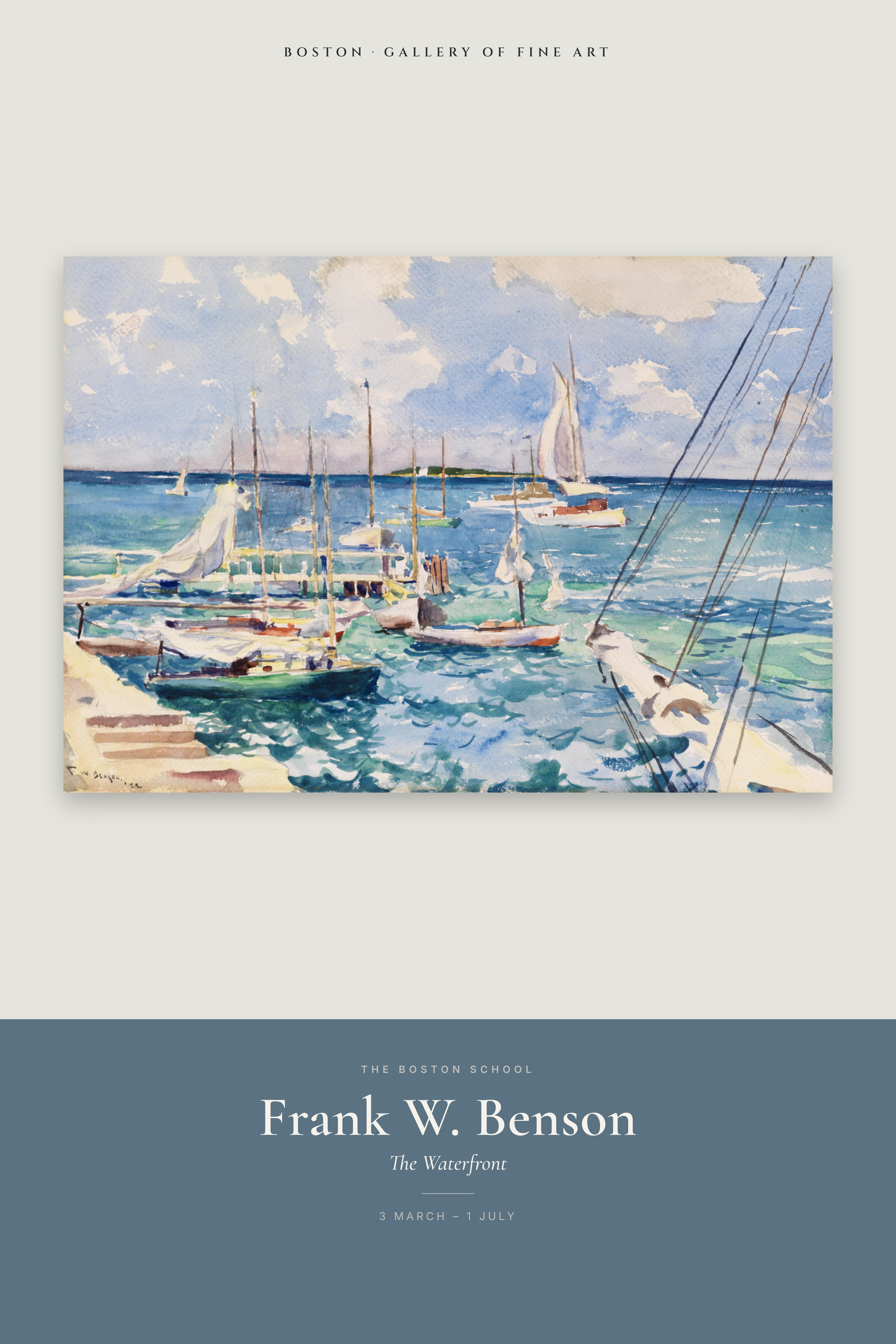 The Waterfront — Exhibition Poster