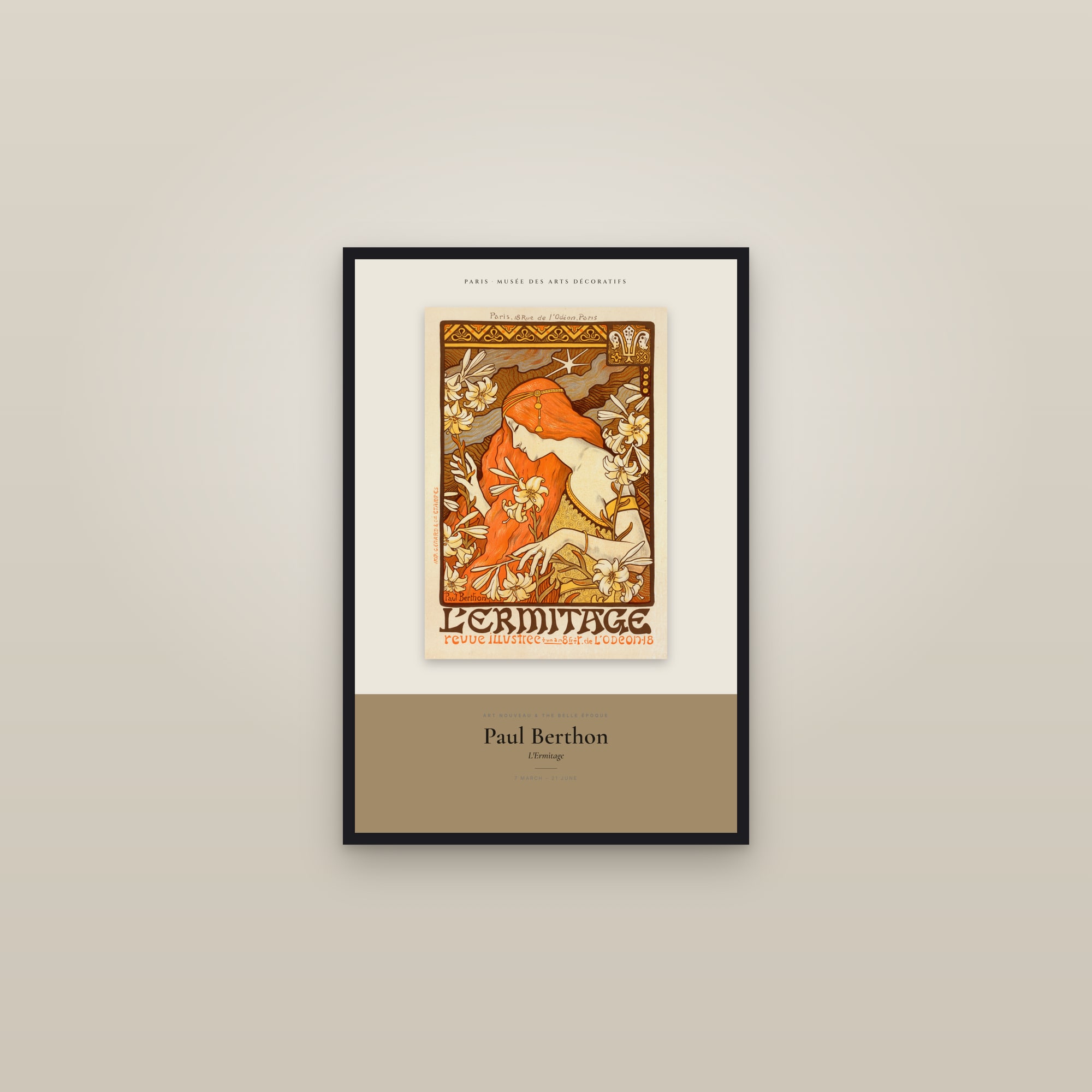 L'Ermitage — Exhibition Poster