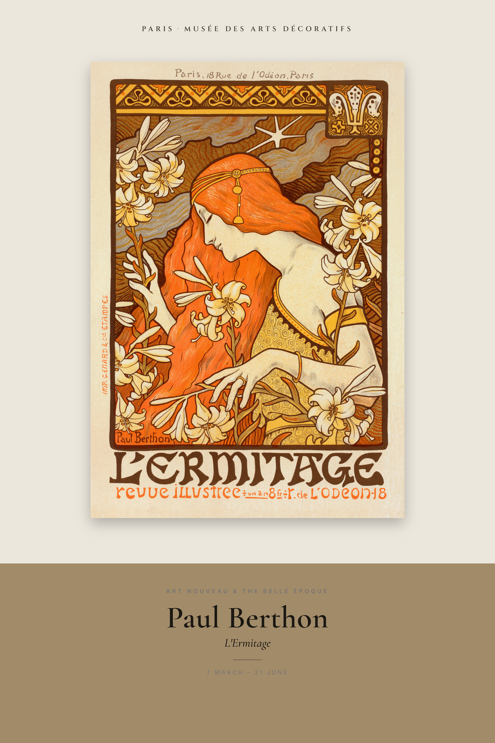 L'Ermitage — Exhibition Poster