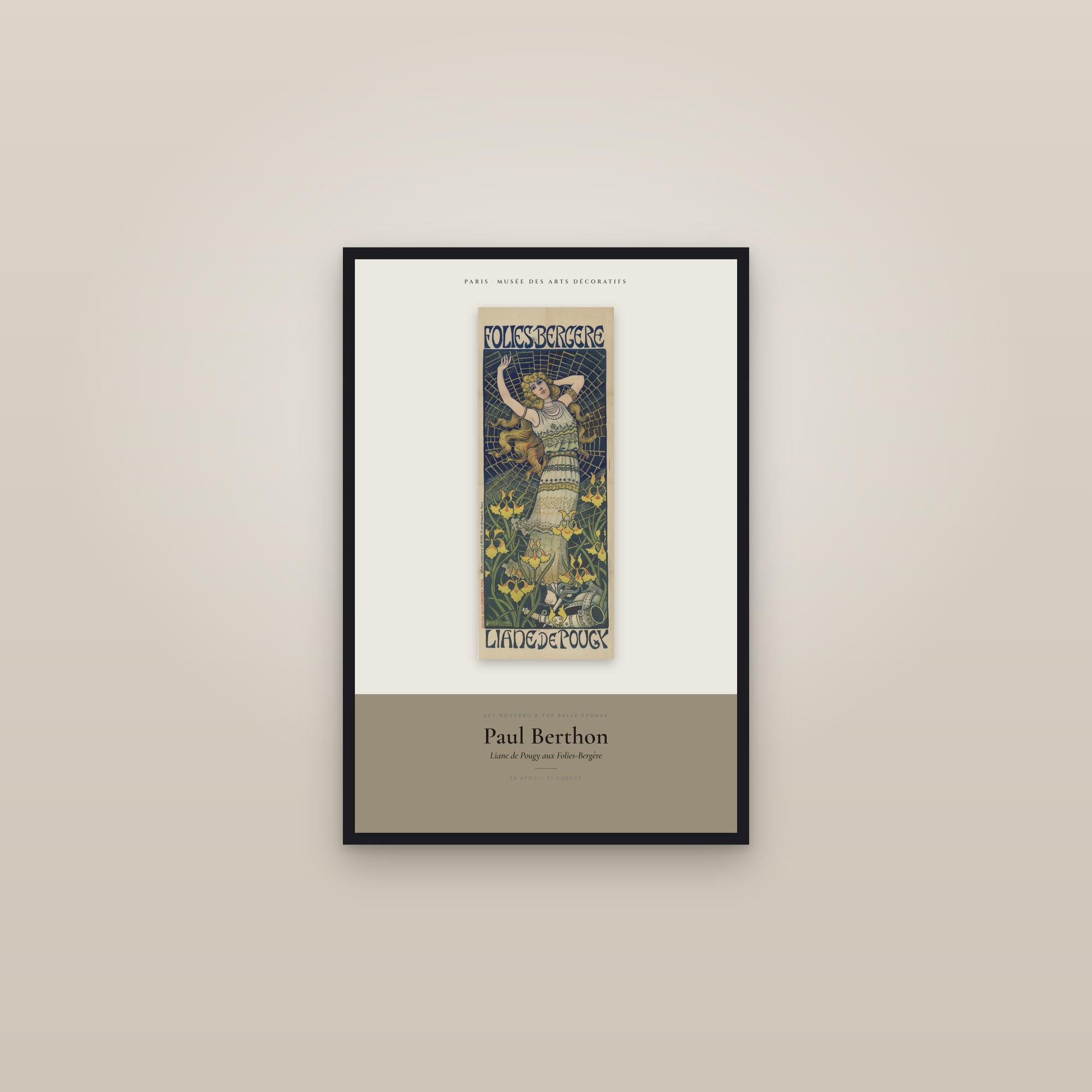 Liane de Pougy aux Folies-Bergère — Exhibition Poster