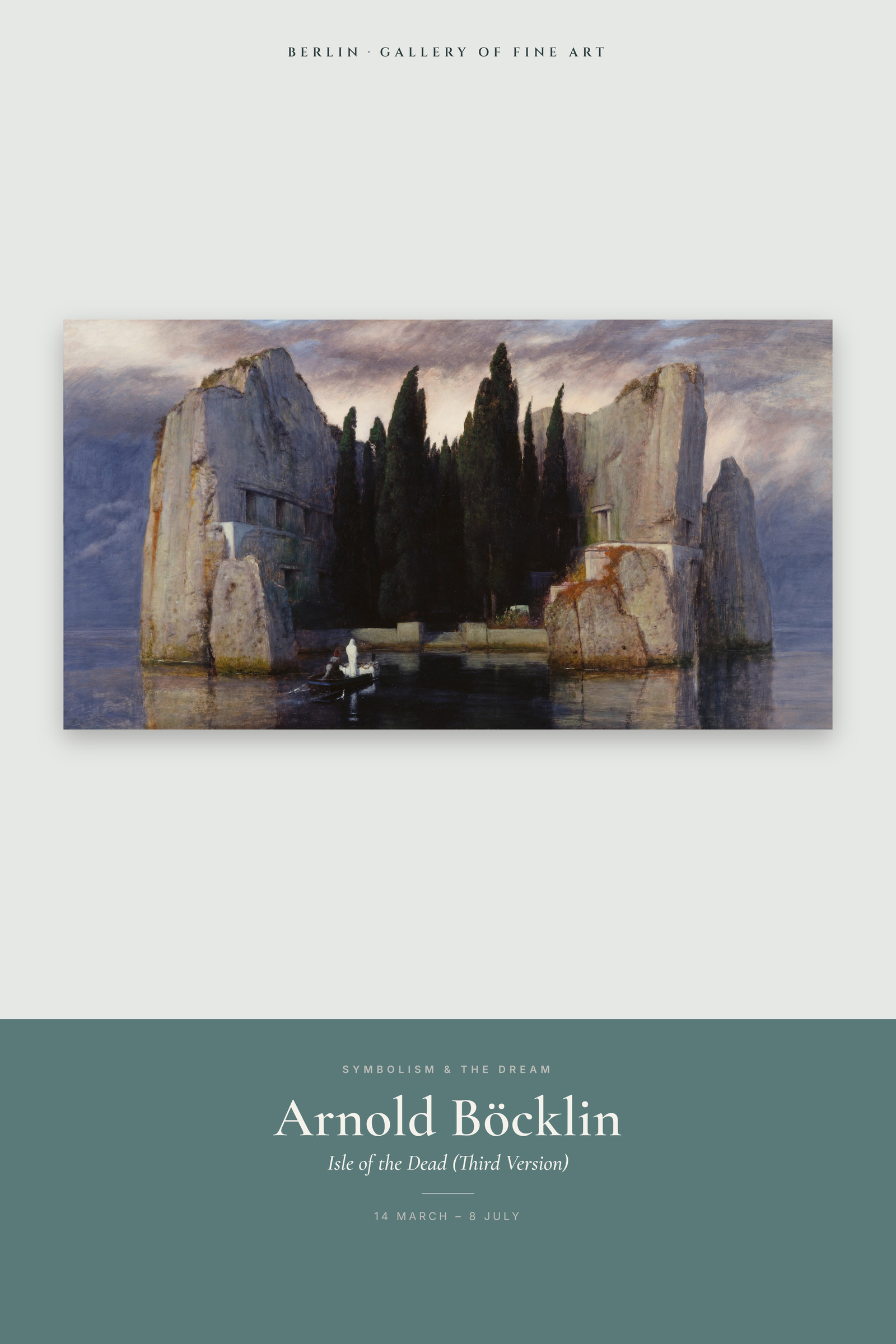 Isle of the Dead (Third Version) — Exhibition Poster