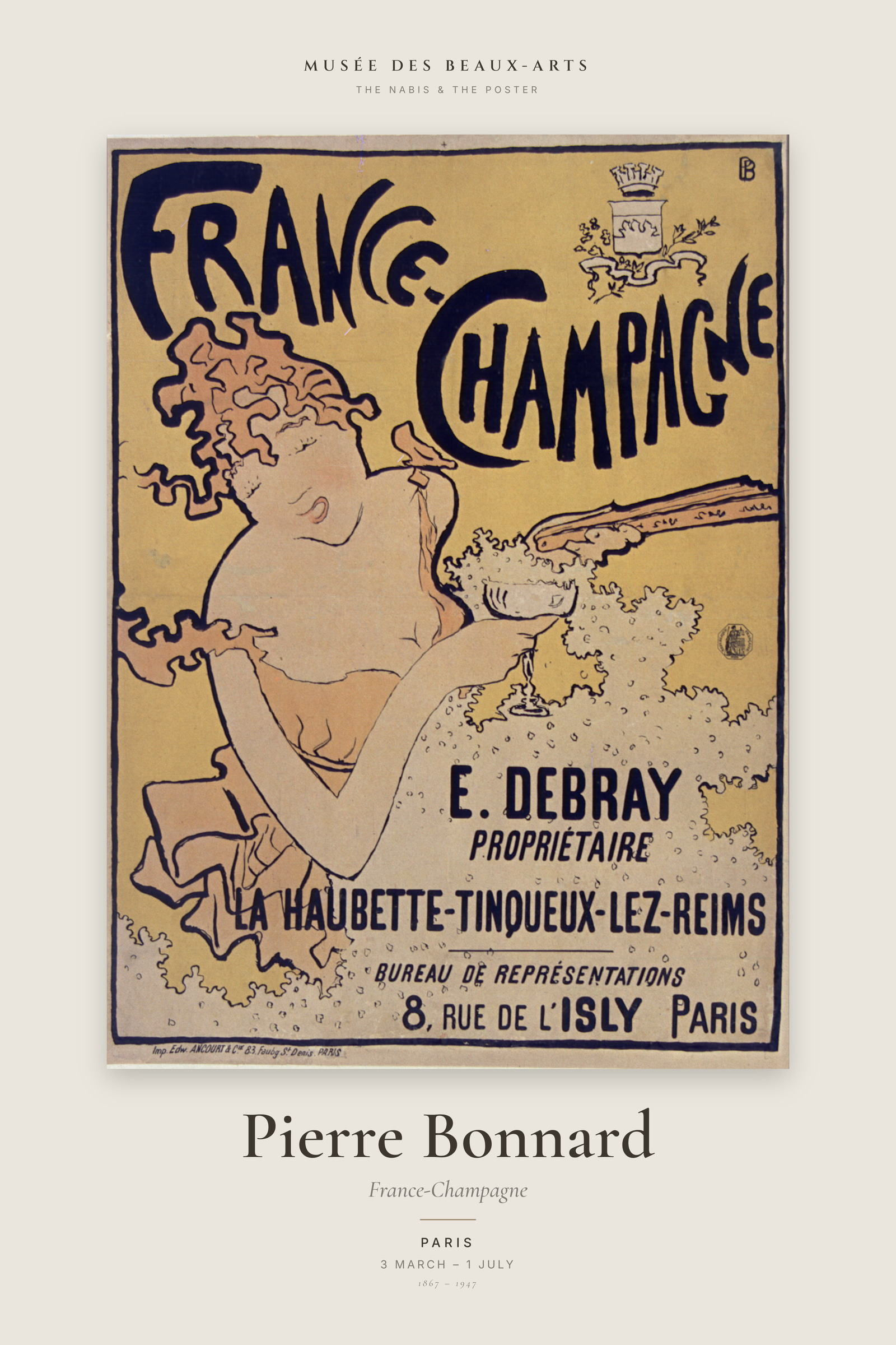France-Champagne — Exhibition Poster