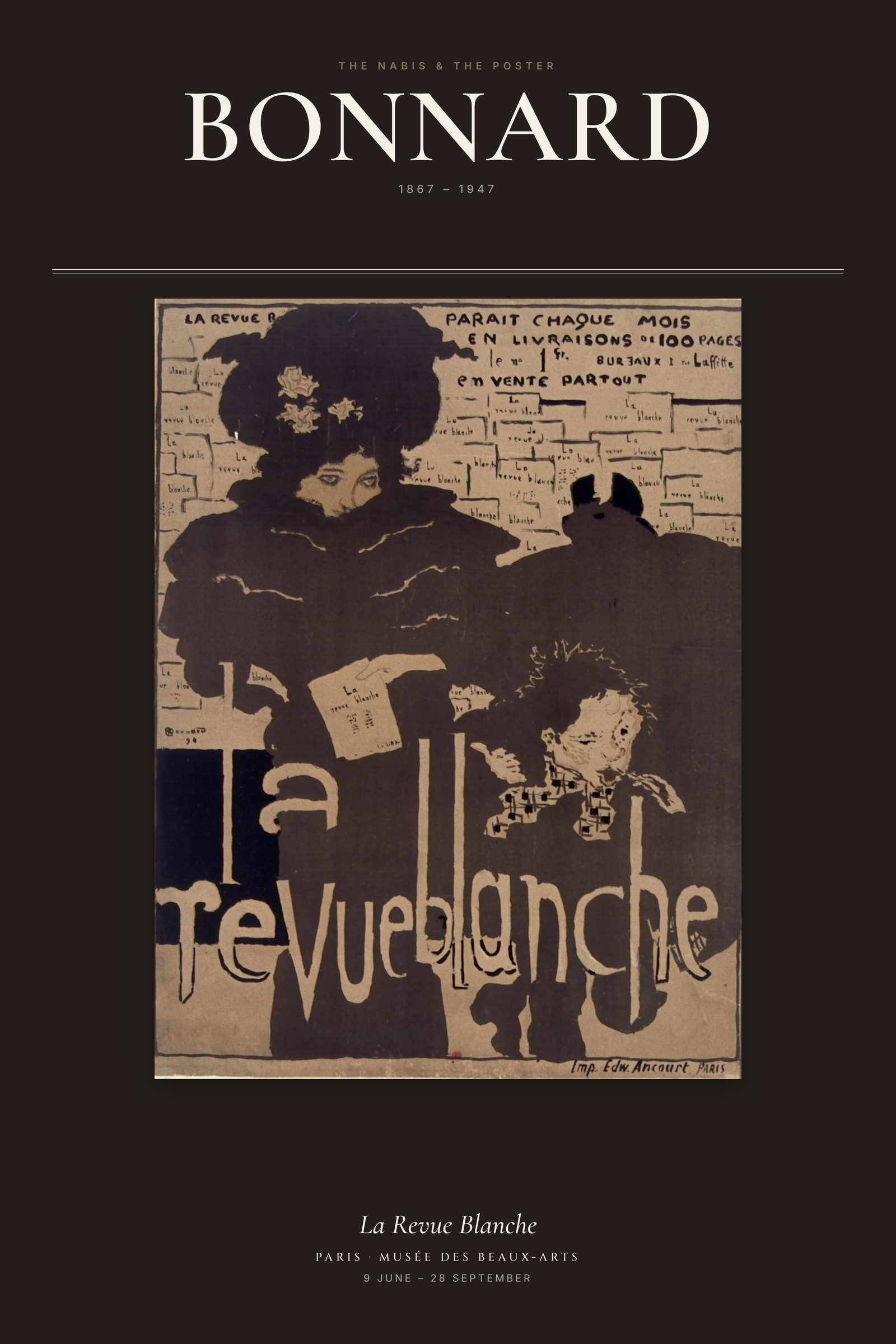 La Revue Blanche (Bonnard) — Exhibition Poster
