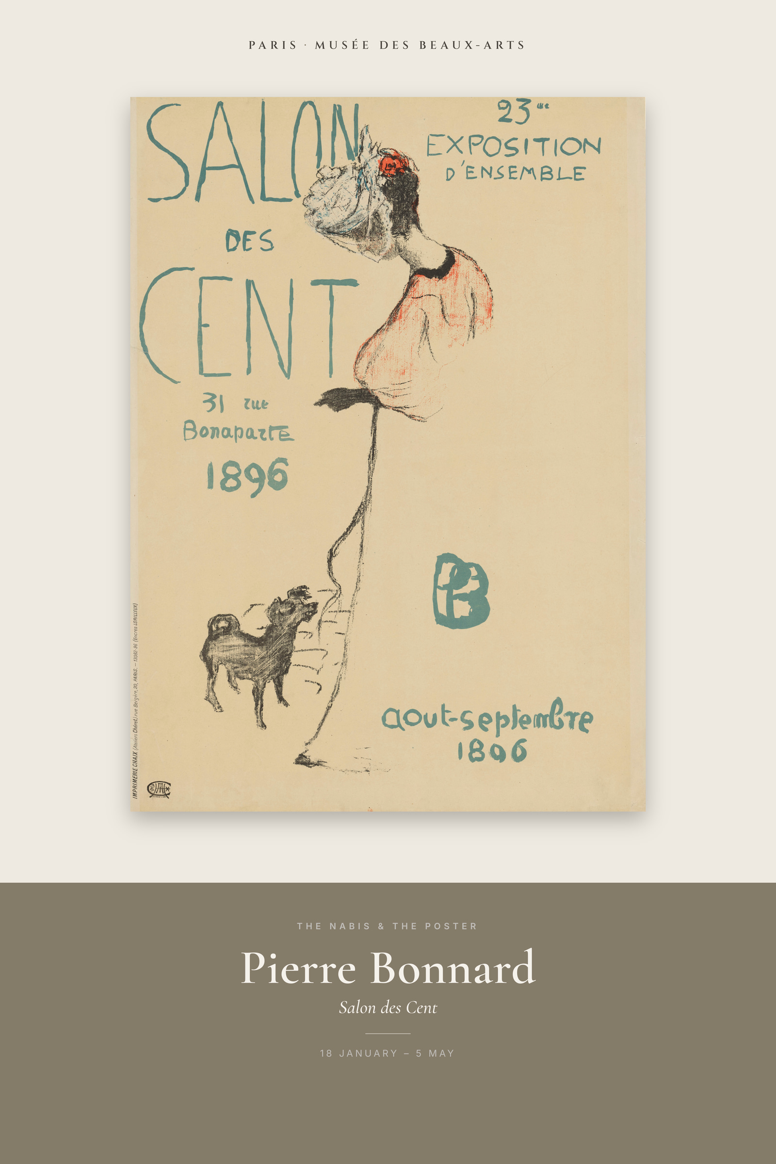 Salon des Cent — Exhibition Poster
