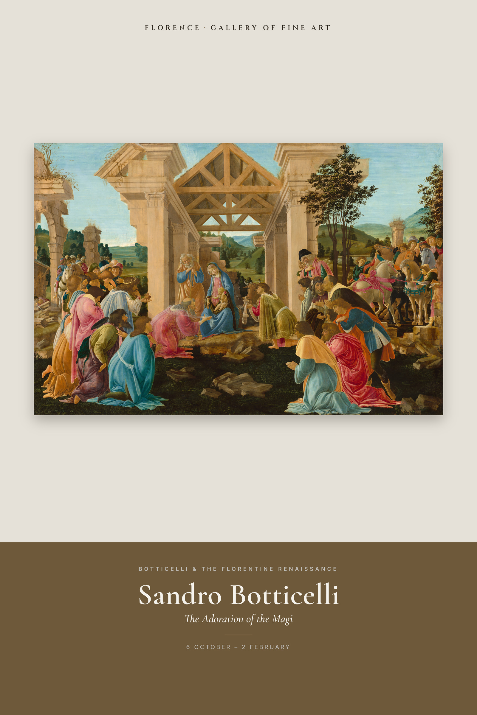 The Adoration of the Magi — Exhibition Poster