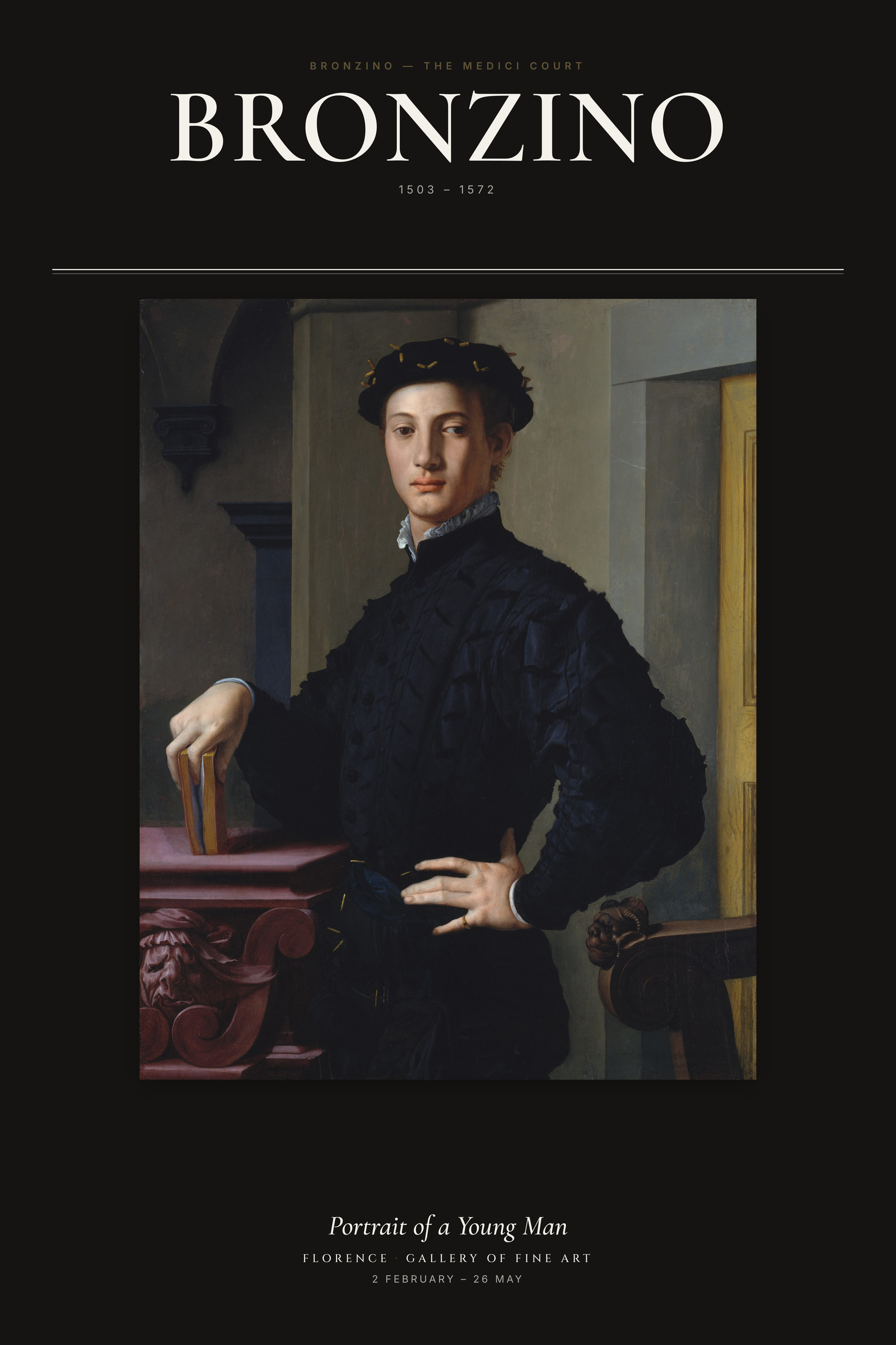 Portrait of a Young Man — Exhibition Poster