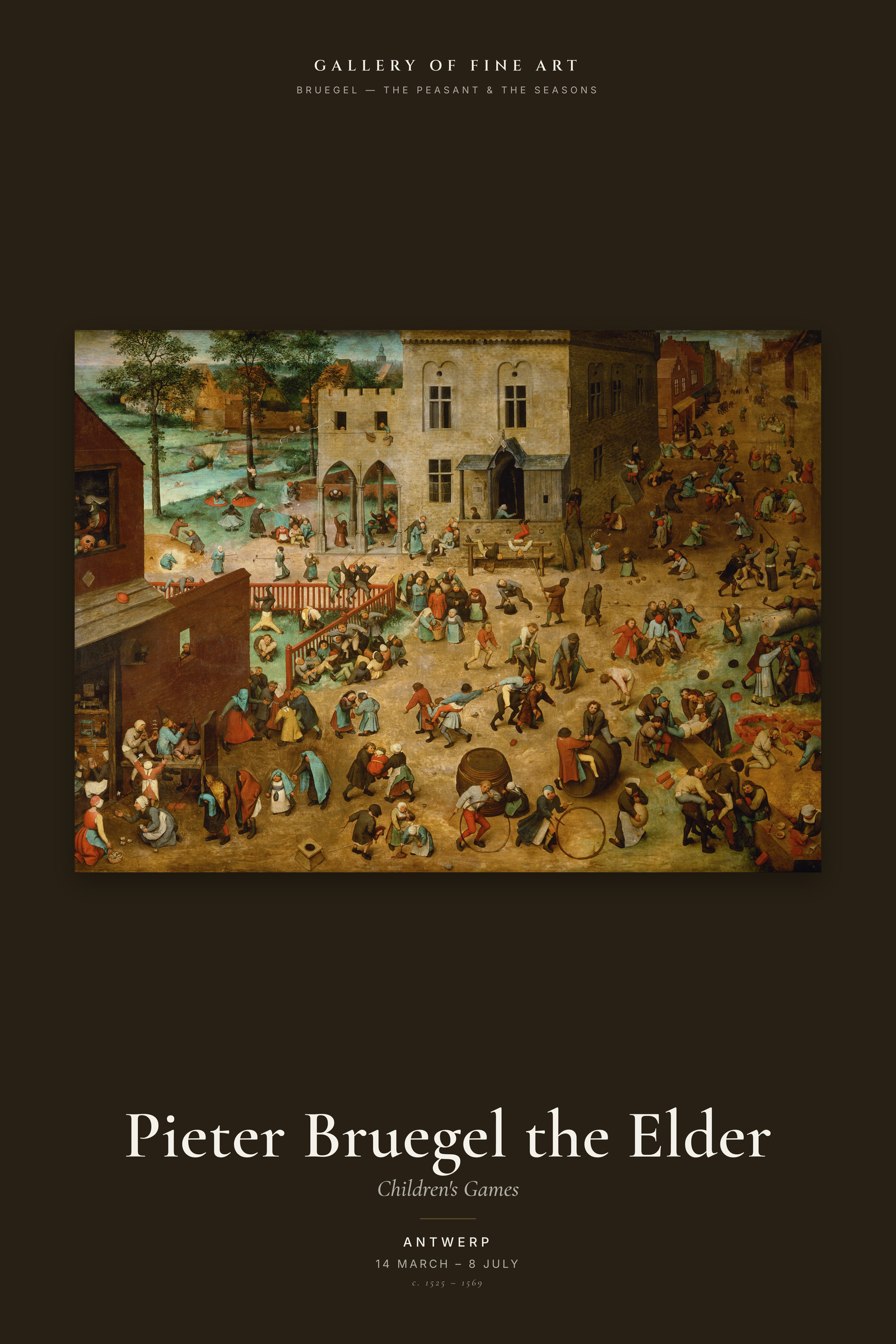 Children's Games — Exhibition Poster