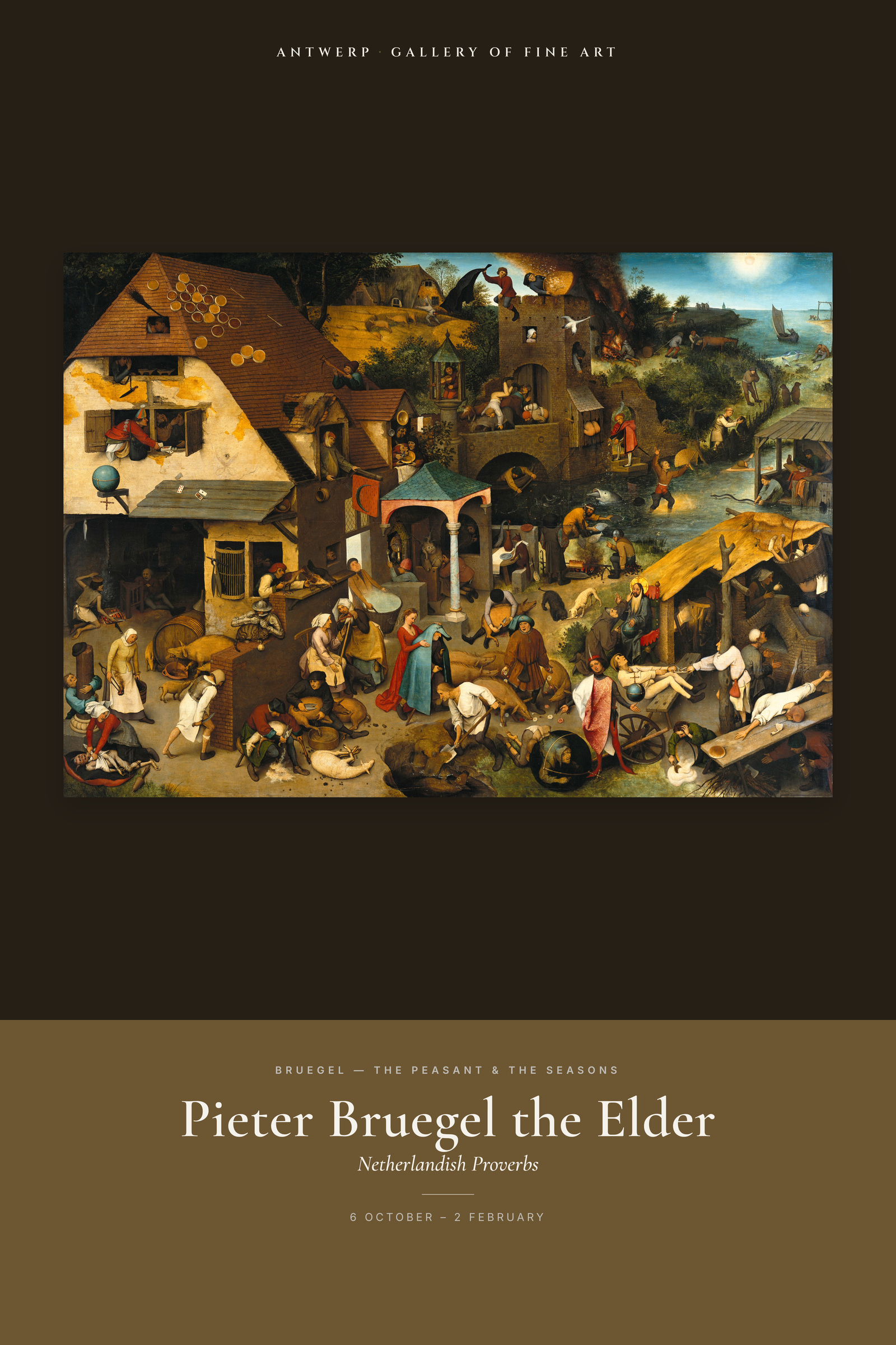 Netherlandish Proverbs — Exhibition Poster