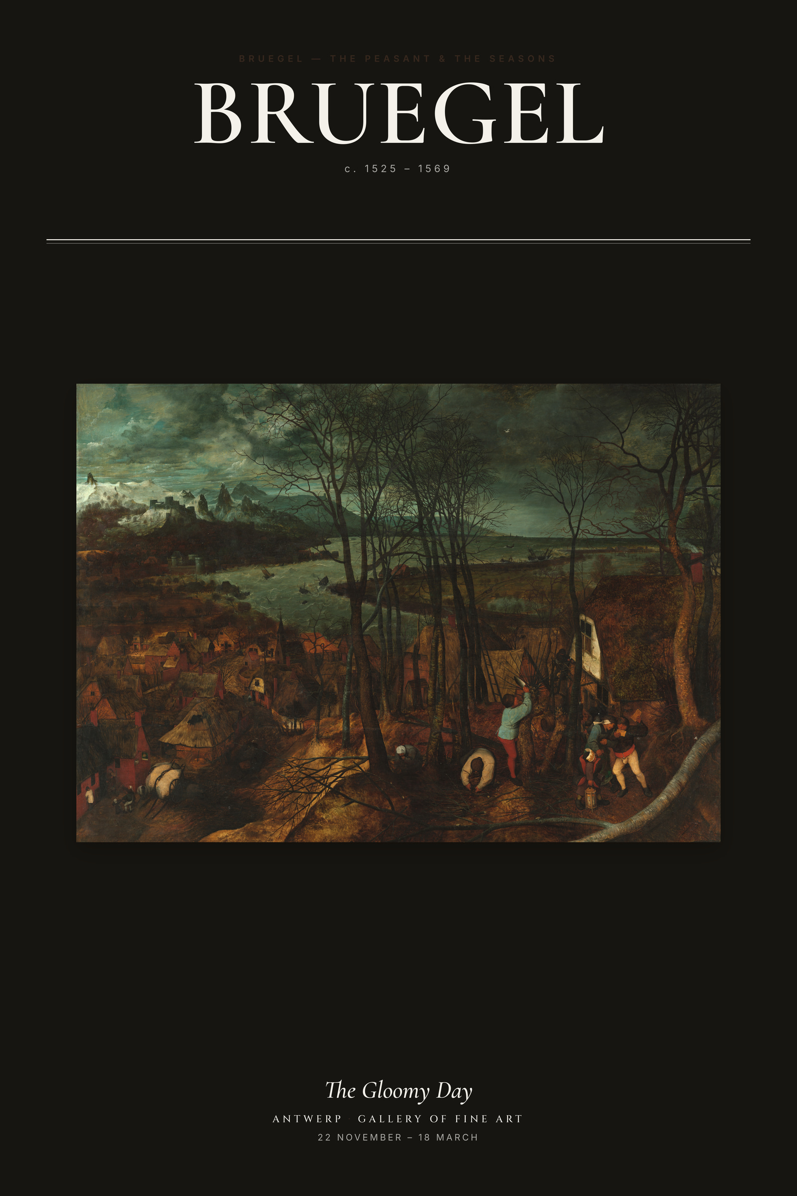 The Gloomy Day — Exhibition Poster