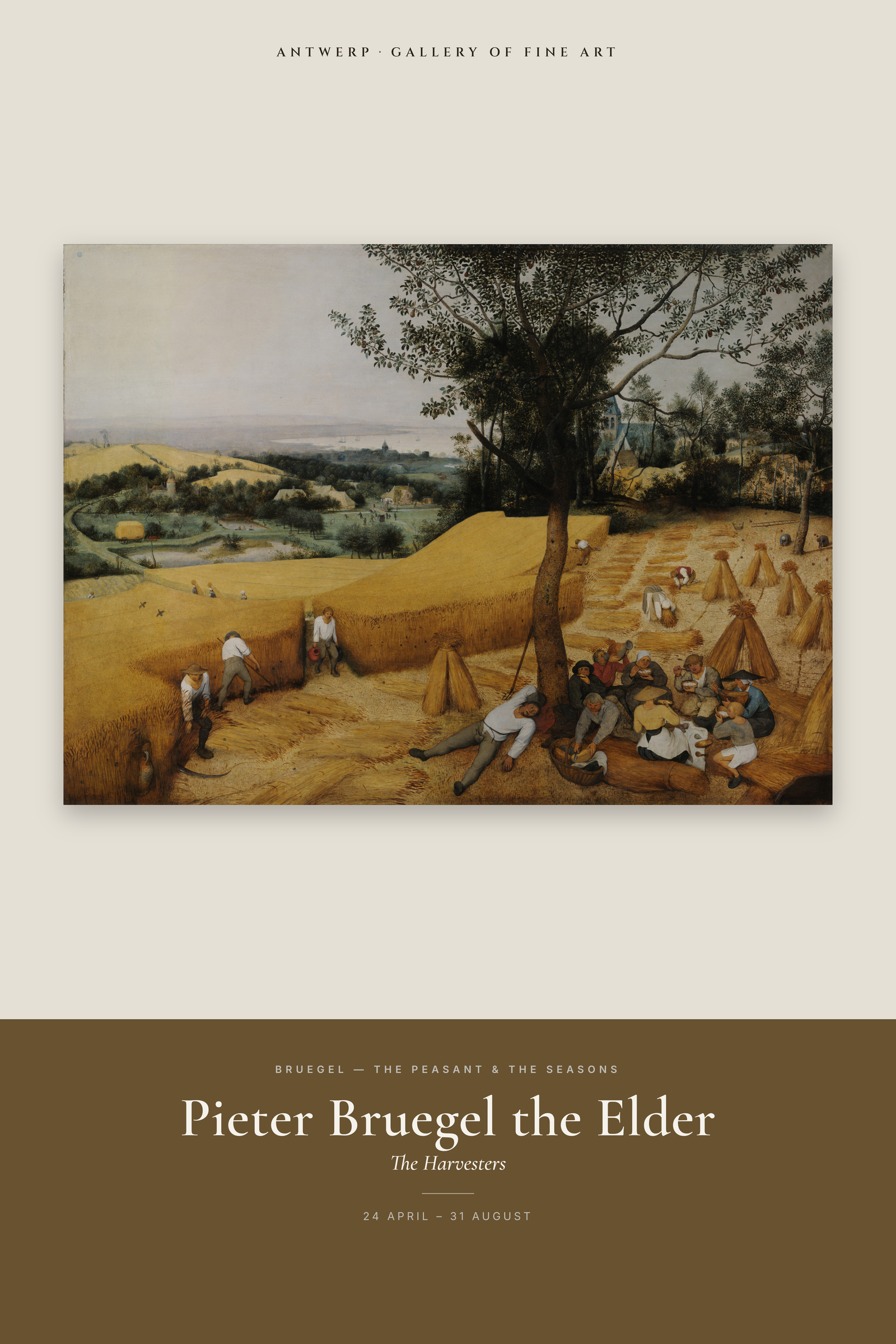The Harvesters — Exhibition Poster