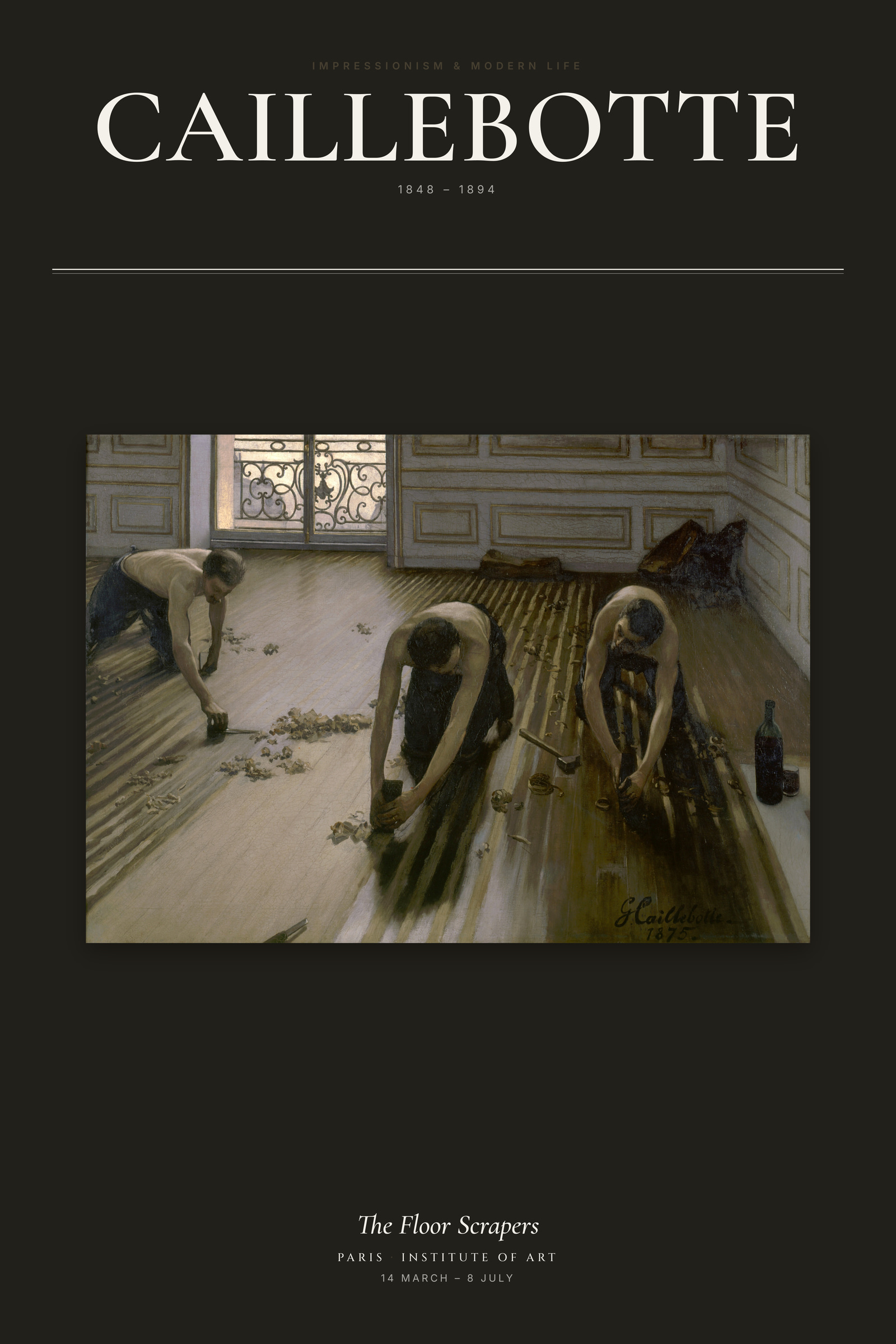The Floor Scrapers — Exhibition Poster