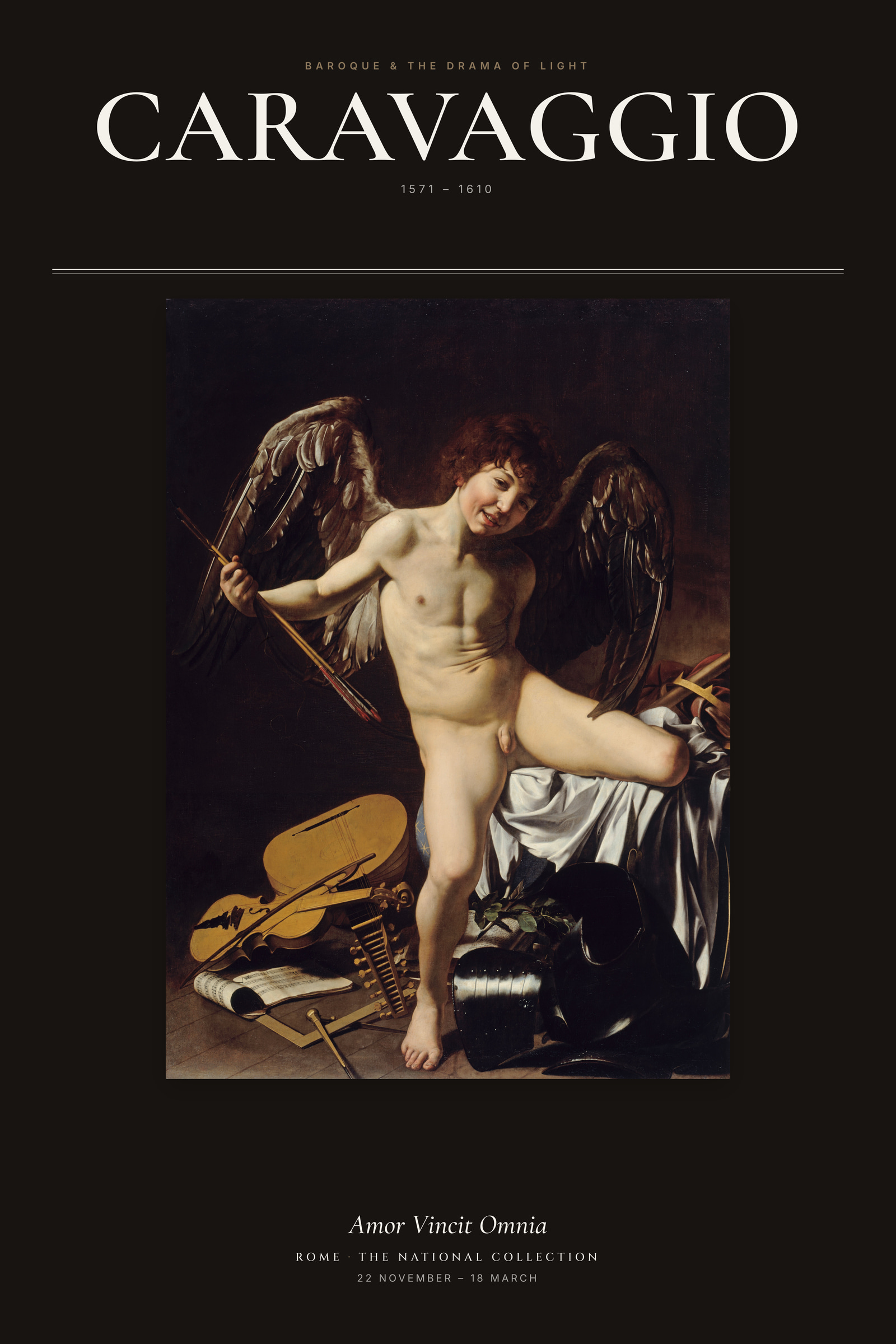 Amor Vincit Omnia — Exhibition Poster